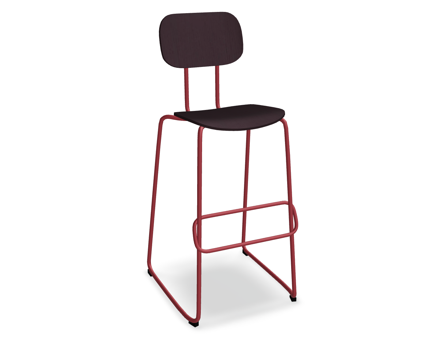 Hoker NEW SCHOOL czerwona podstawa – .mdd