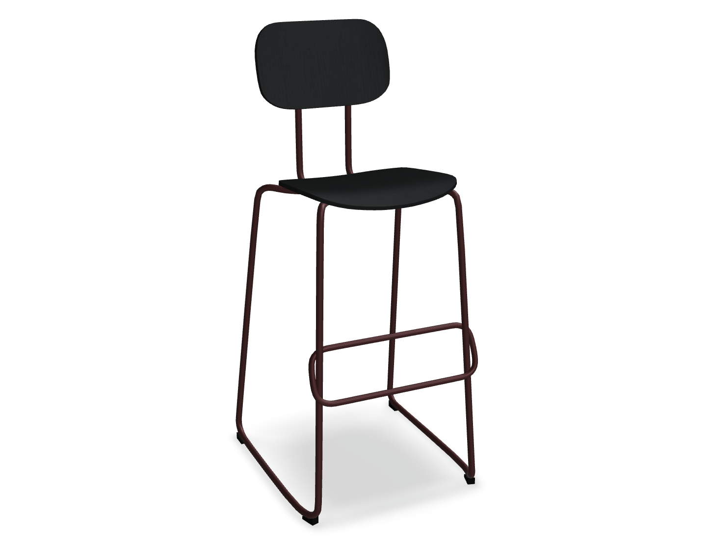 Hoker NEW SCHOOL bordowa podstawa – .mdd
