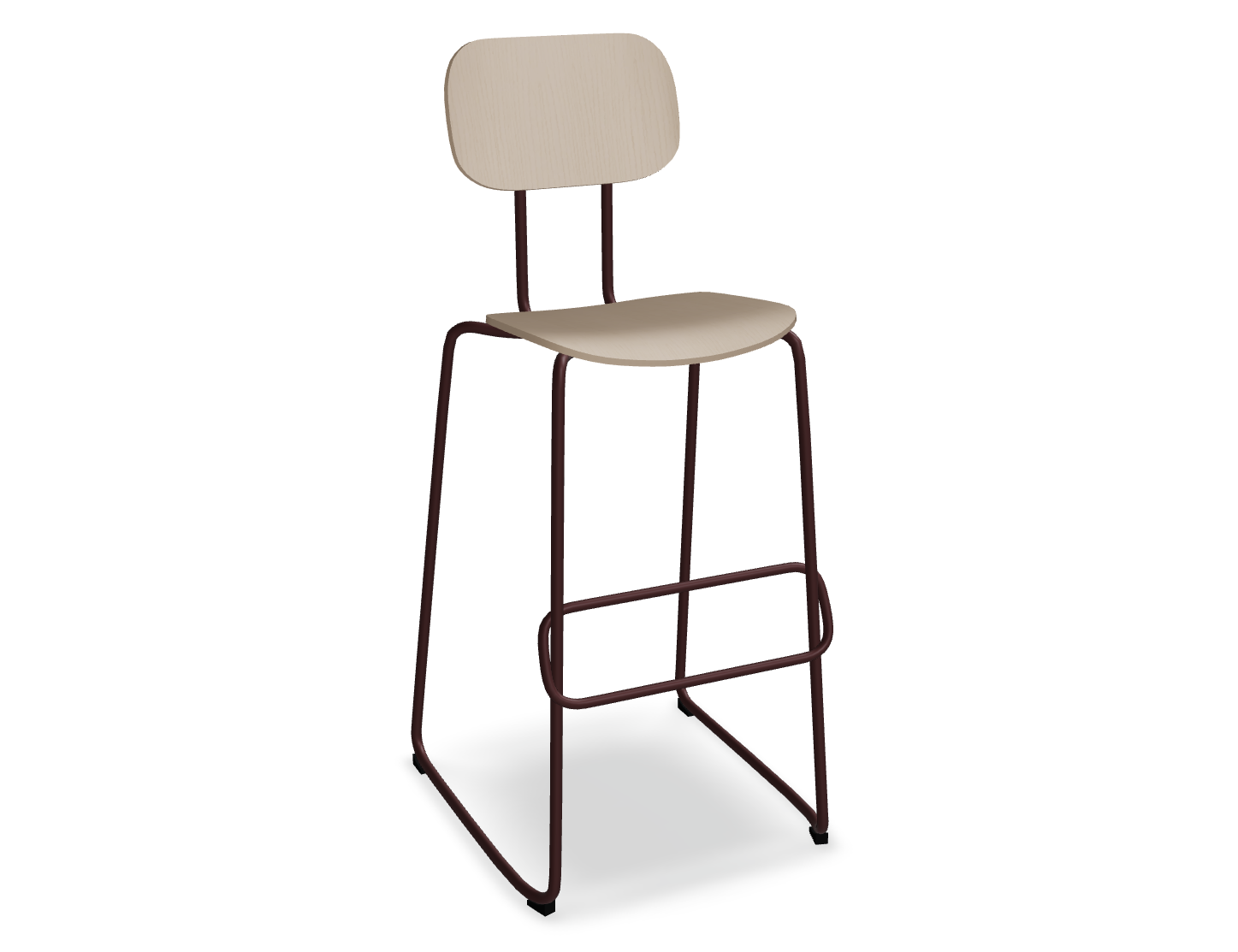 Hoker NEW SCHOOL bordowa podstawa – .mdd