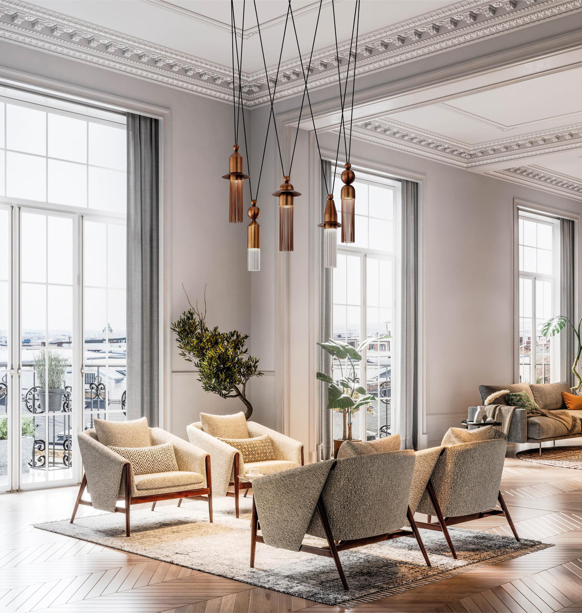 Personalizovaná visiacá lampa NAPPE C5