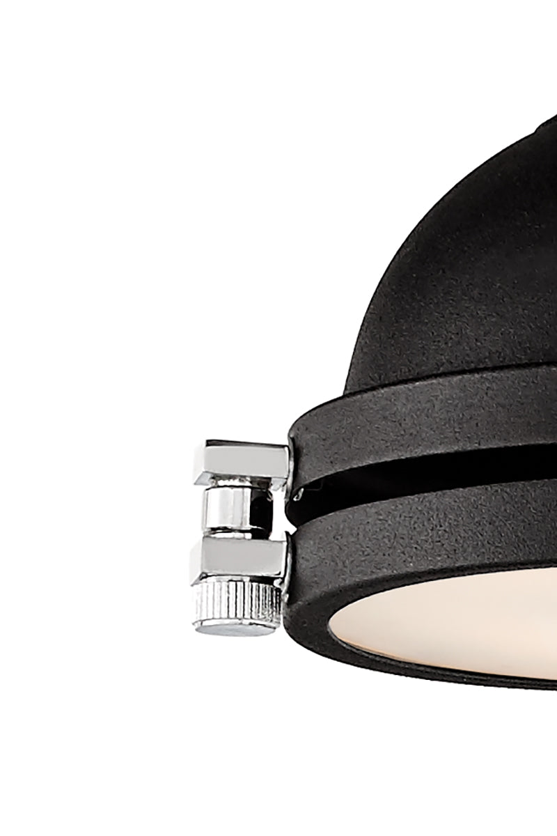 Nástenné svietidlo NAUTILIUS čierne