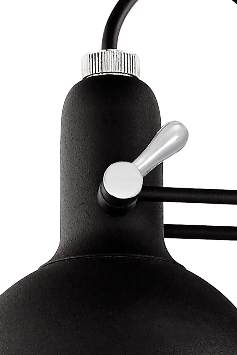 Nástenné svietidlo NAUTILIUS čierne