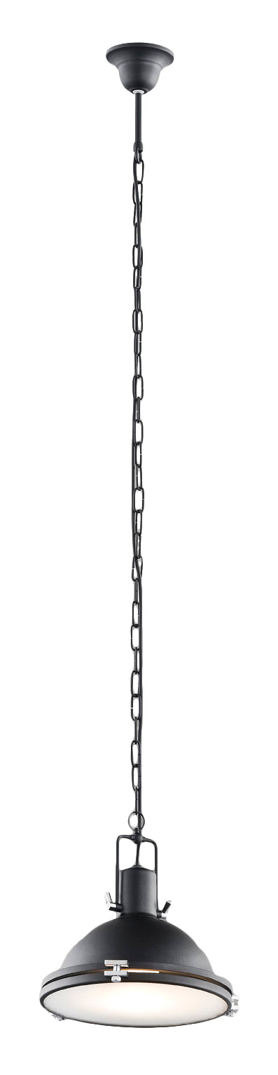Závesná lampa NAUTILIUS čierna