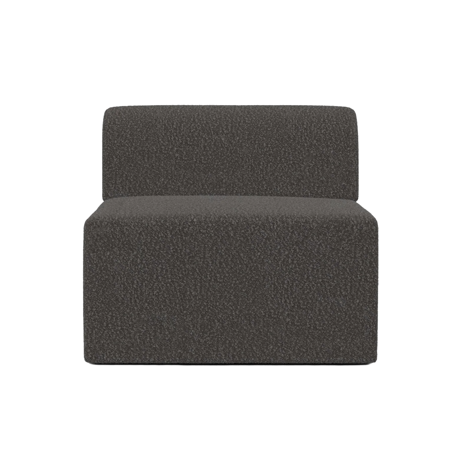 Sofa modulárna TORI - stredný modul čierny boucle
