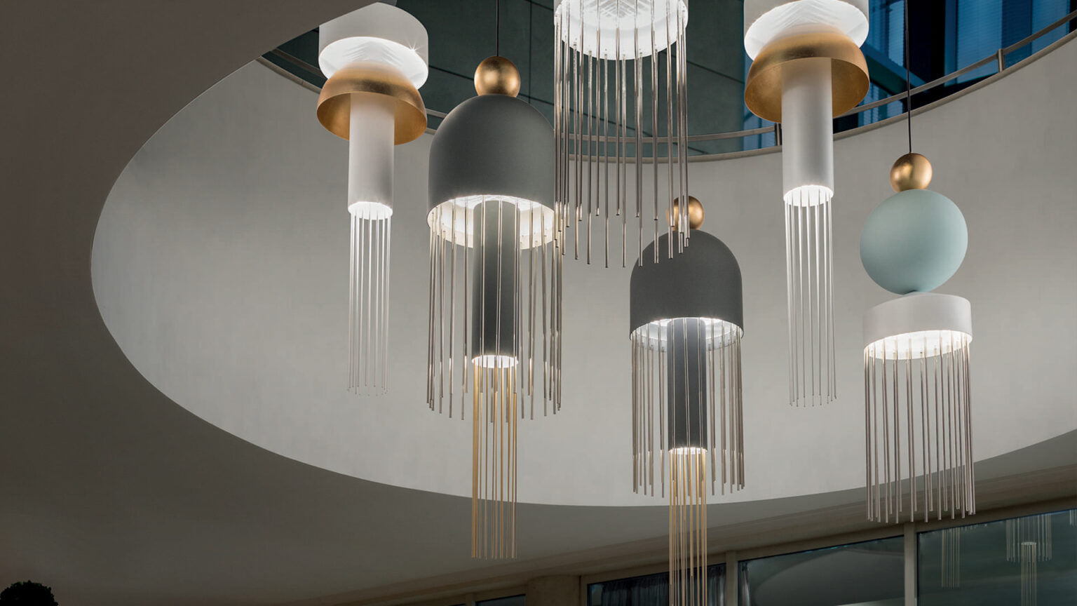 Závesná lampa NAPPE X2