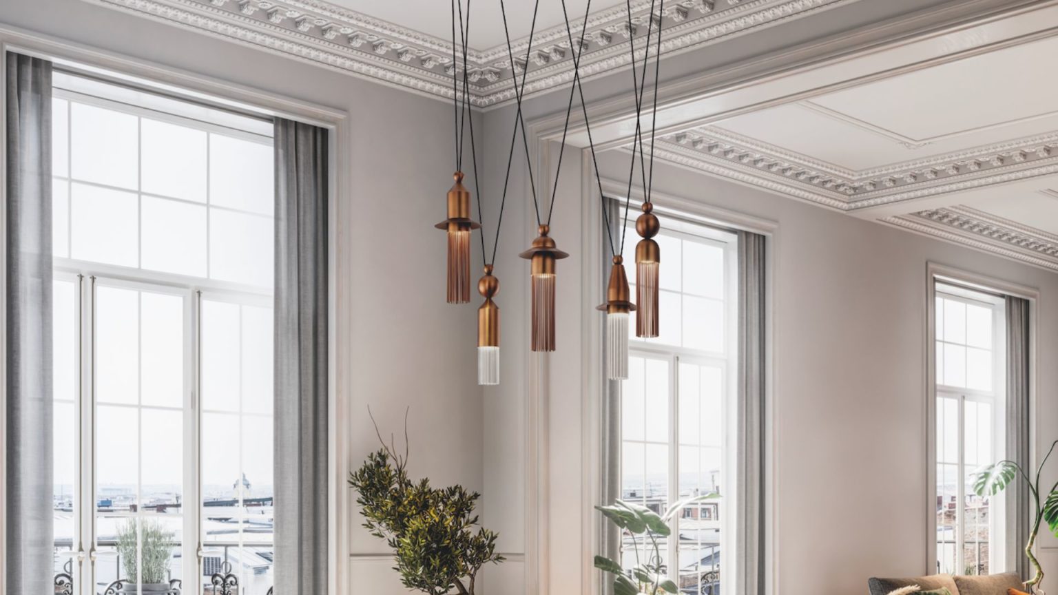 Závesná lampa NAPPE N2