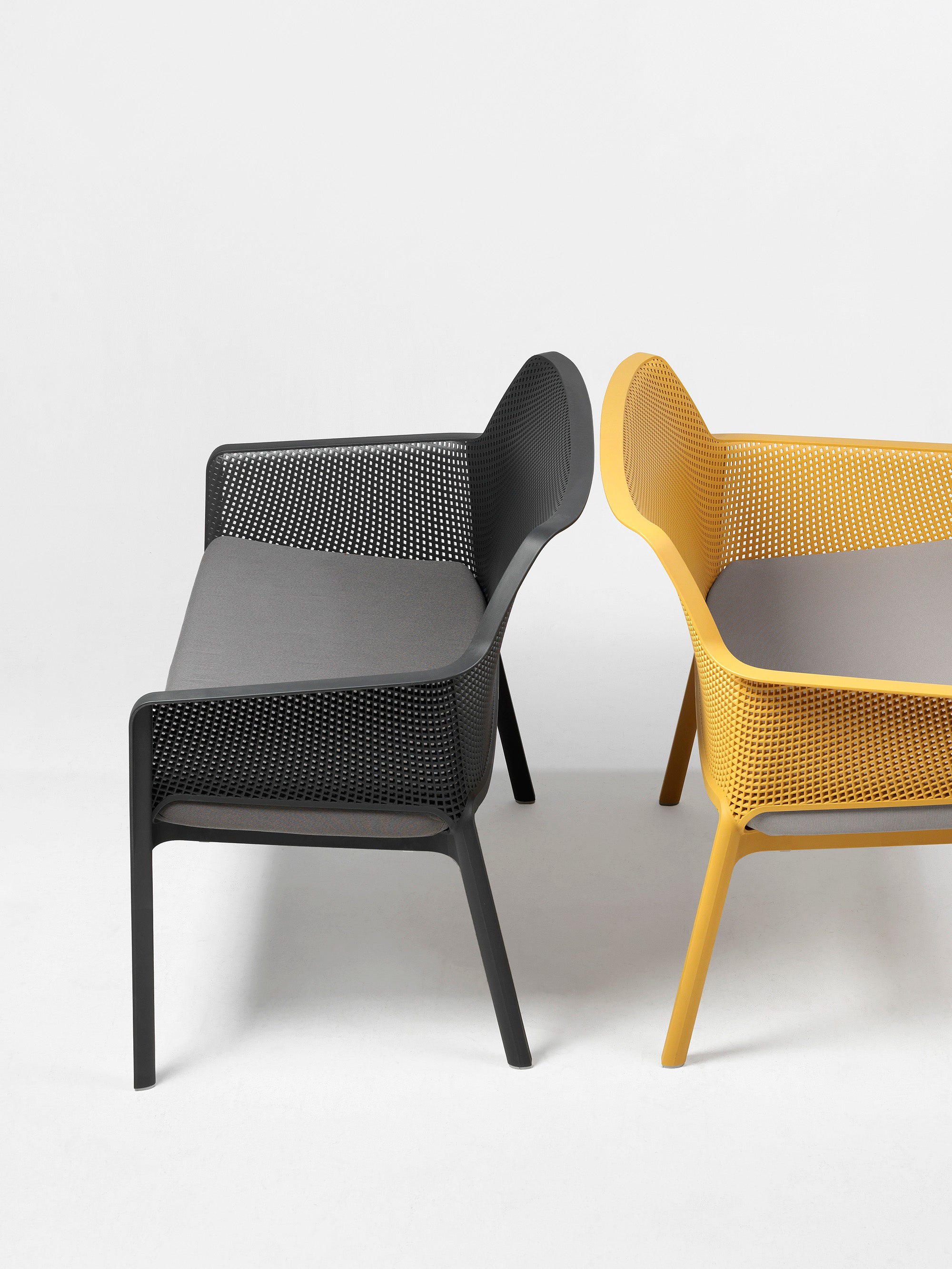 Outdoor Bench NET Anthracite