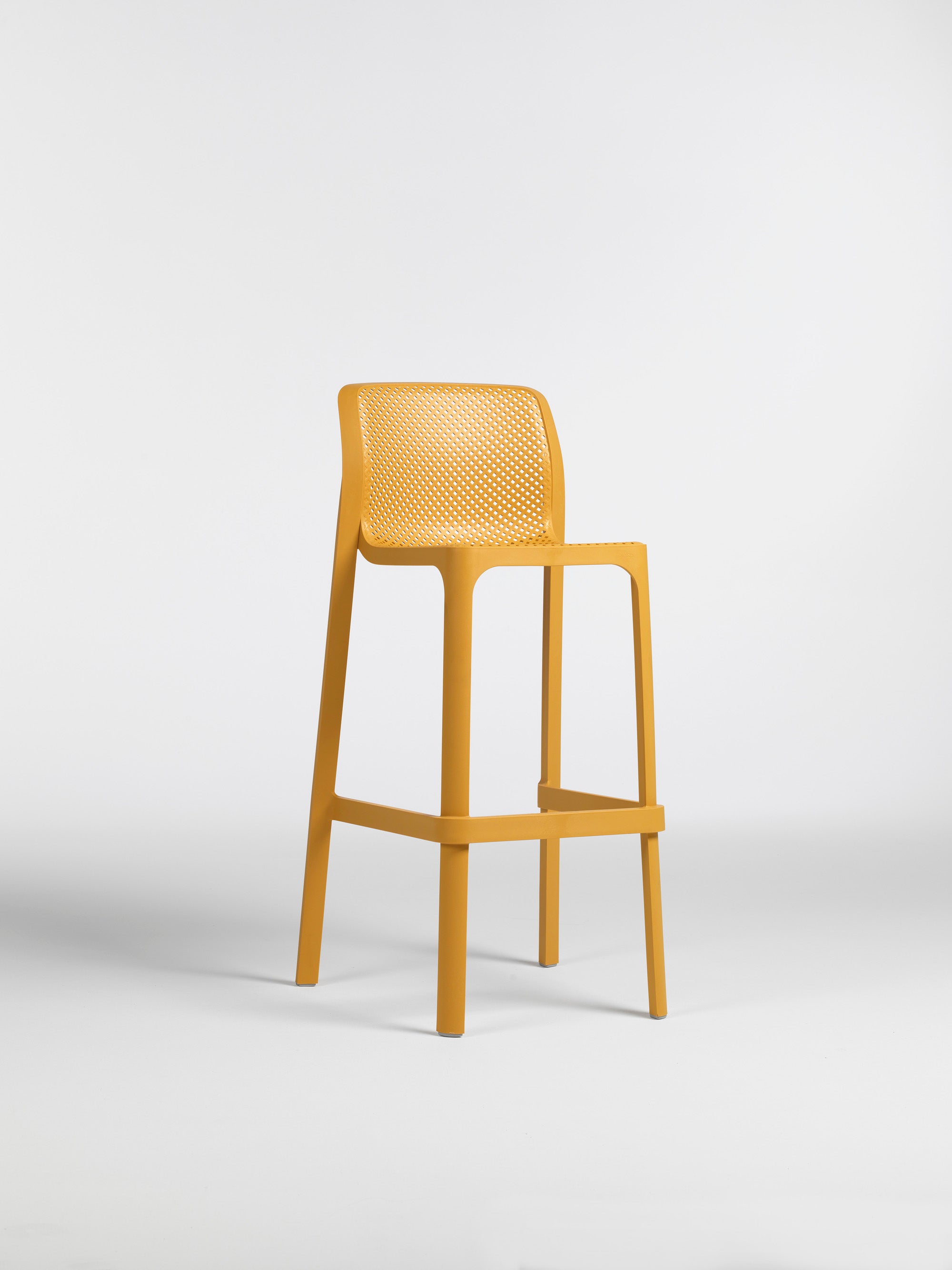 White NET Outdoor Stool