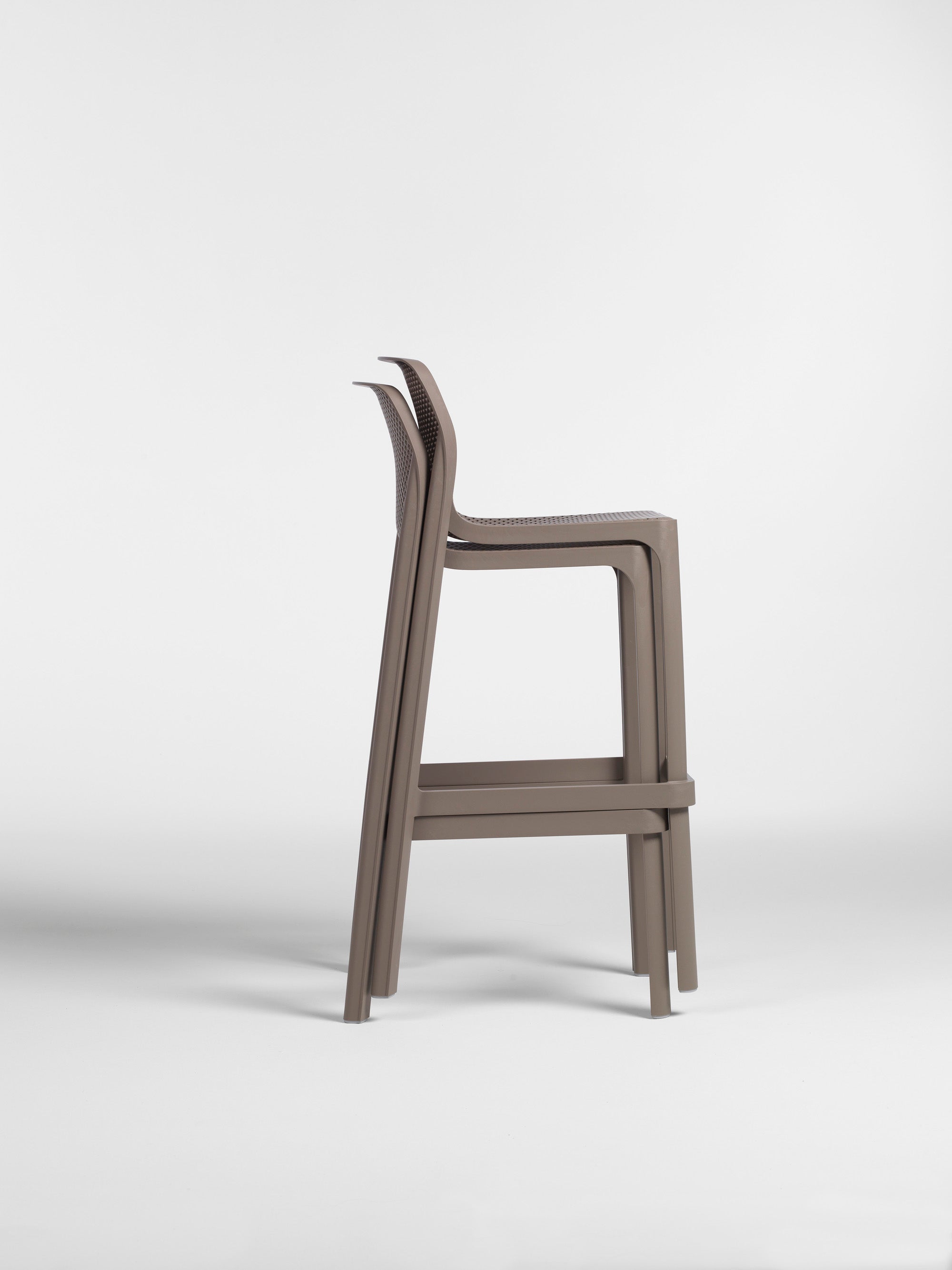 White NET Outdoor Stool