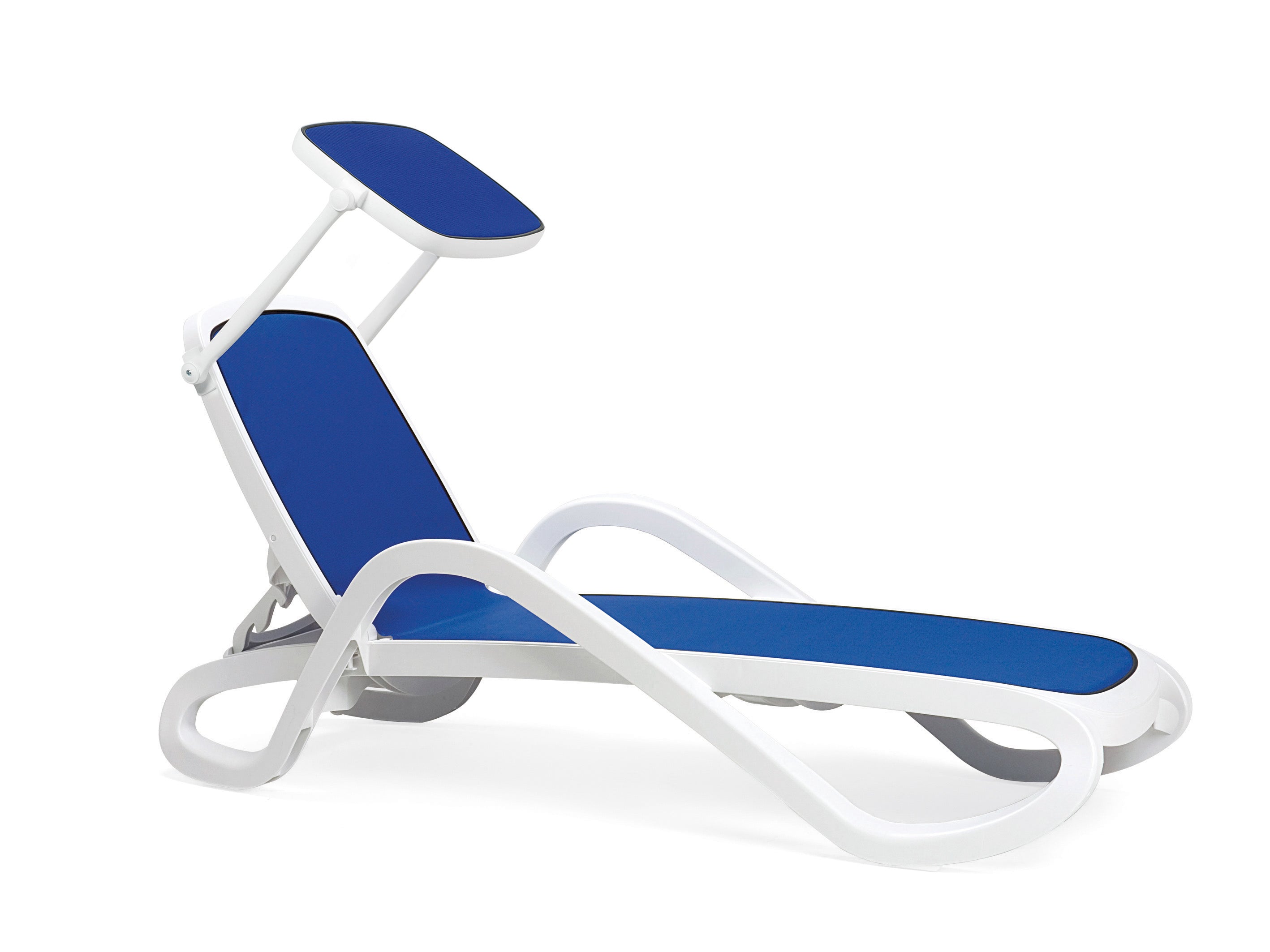 ALFA White Outdoor Lounger