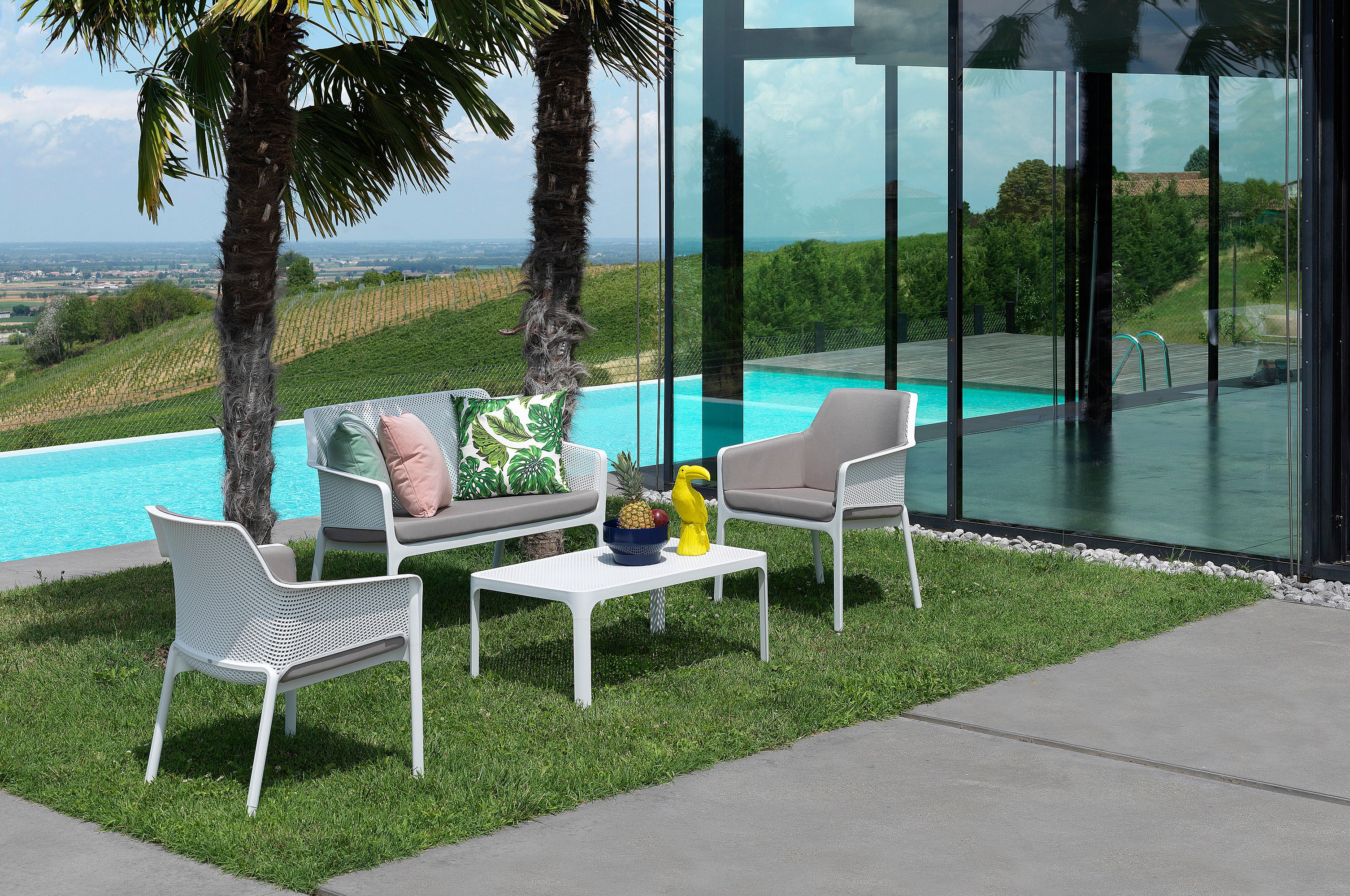 Záhradný stôl NET antracitový