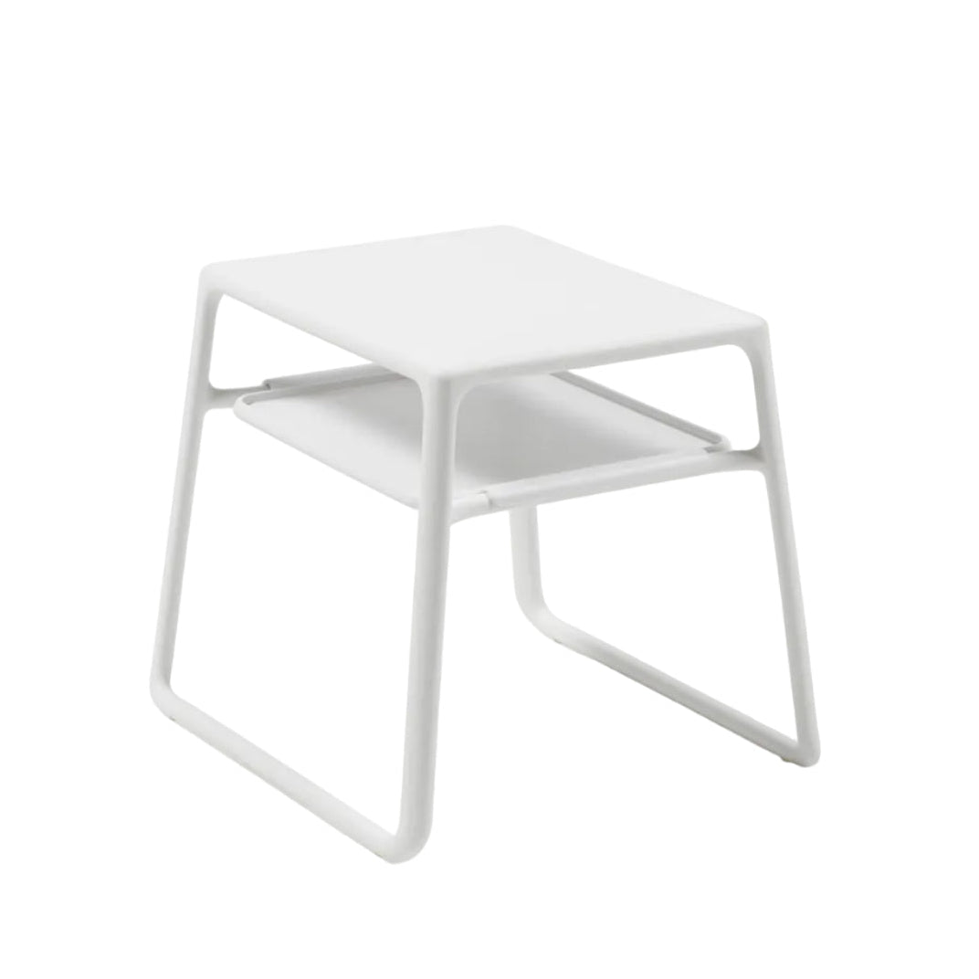 White Outdoor Side Table POP