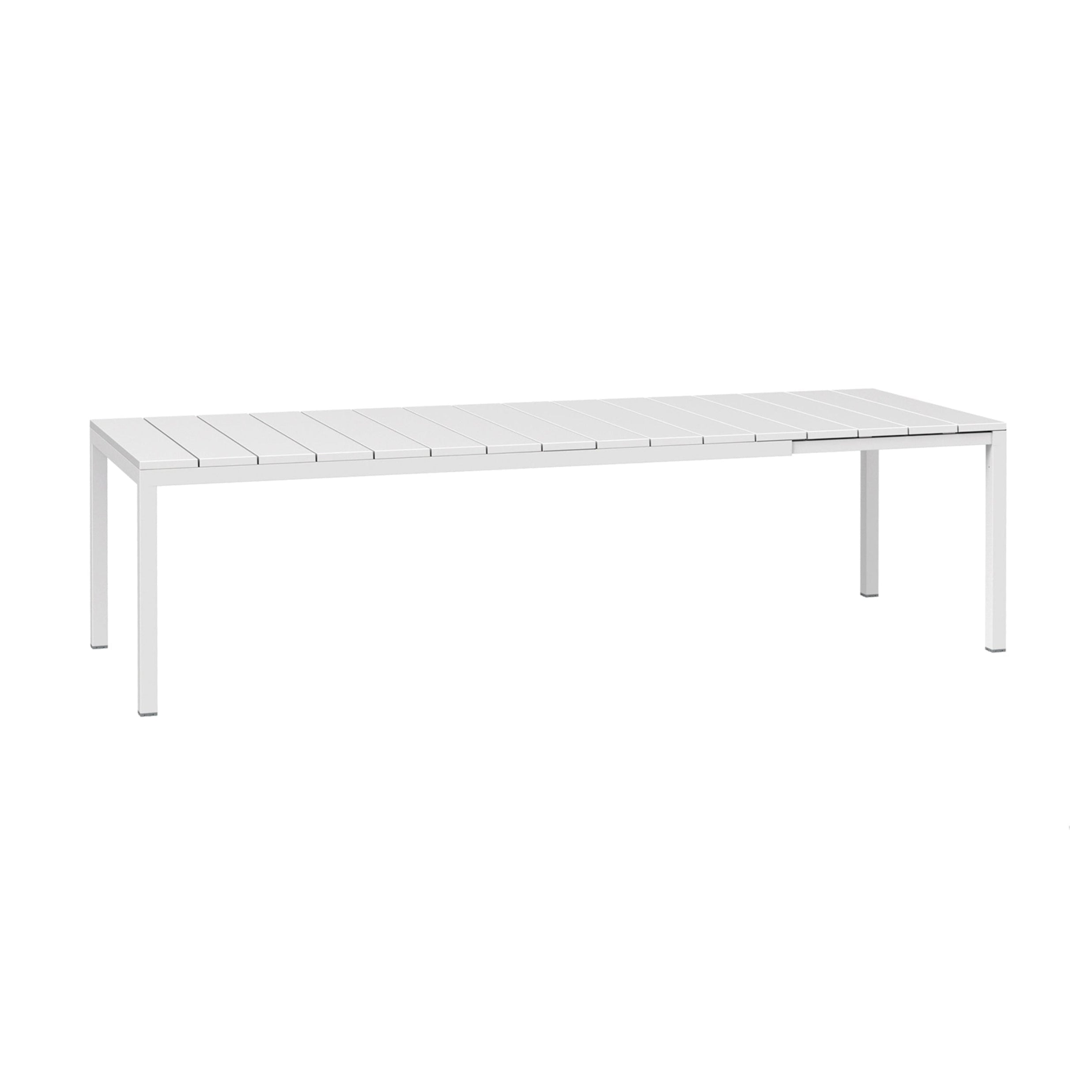 RIO white extendable outdoor table