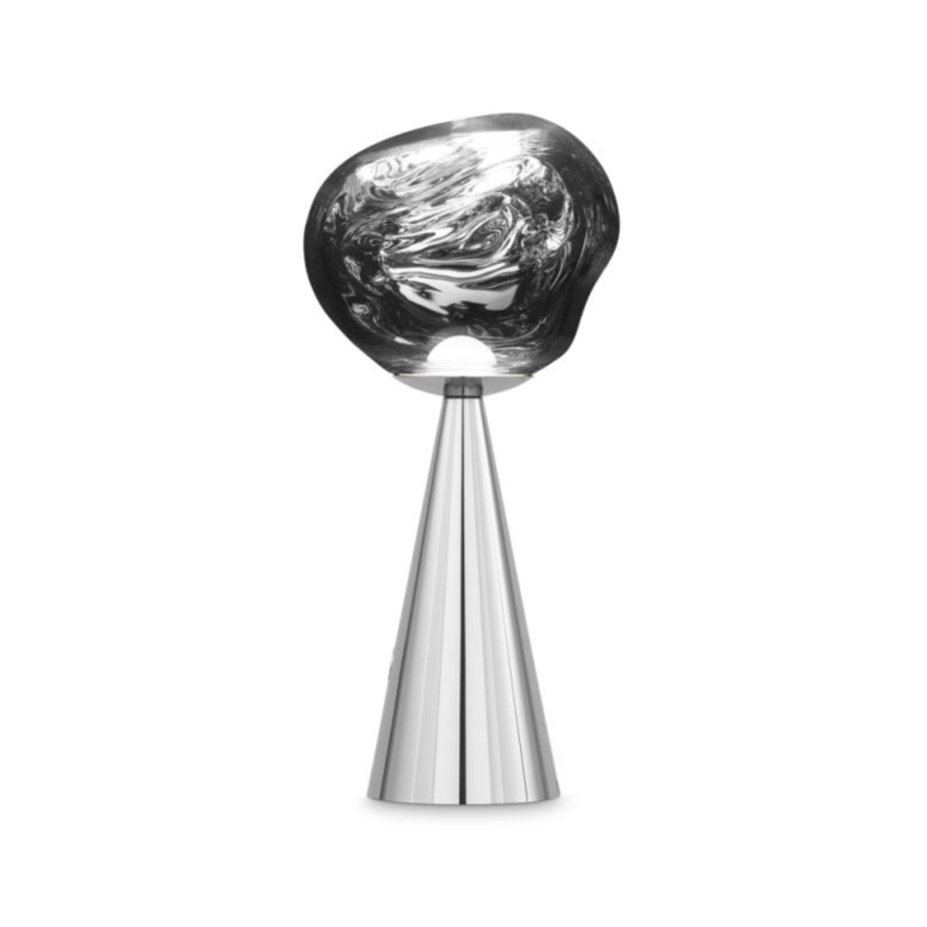 Prenosná lampa MELT strieborná