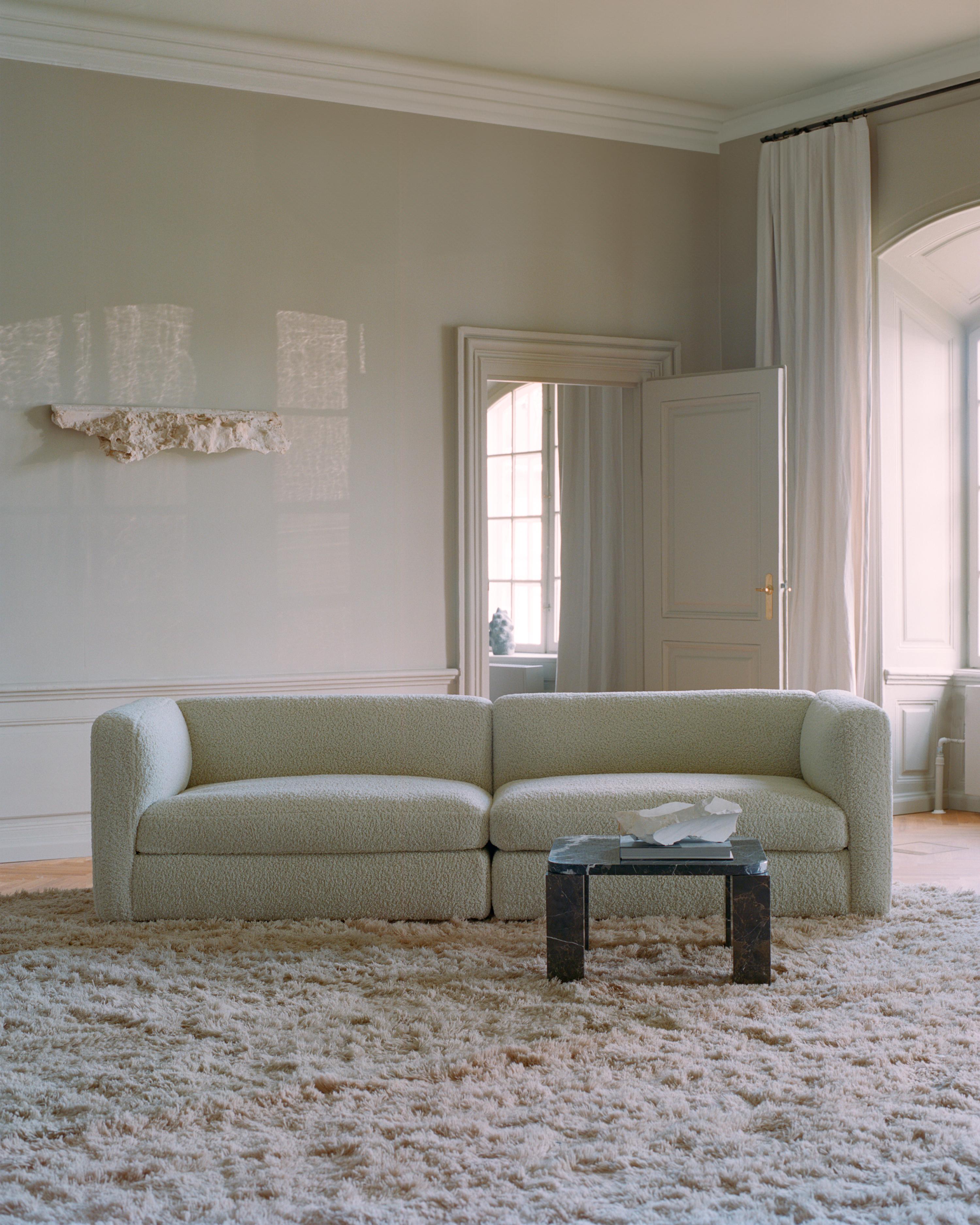 Modular sofa CODA - end element wide right -hand upholstered