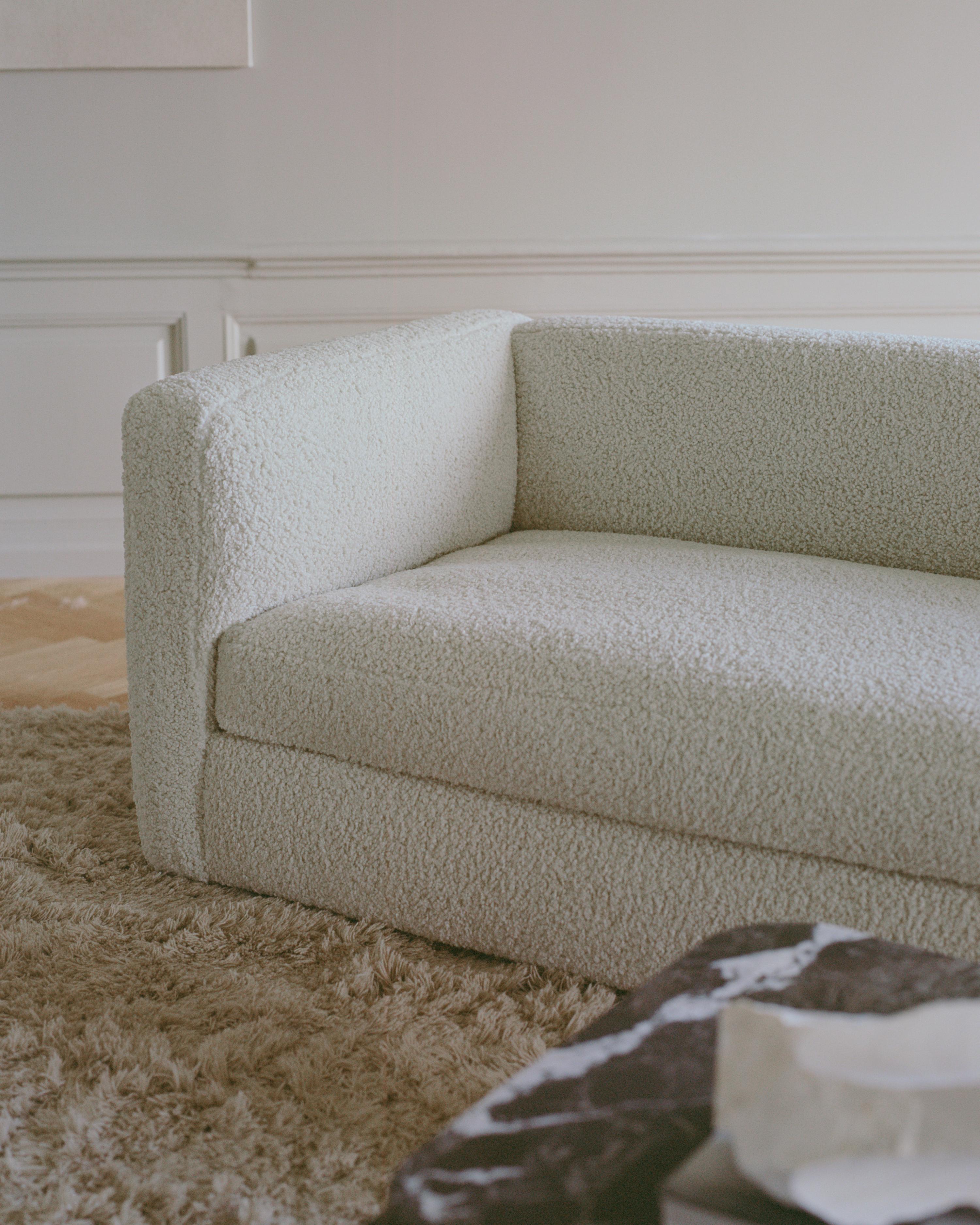 Modulárna pohovka CODA - široký ľavý koncový prvok čalúnený