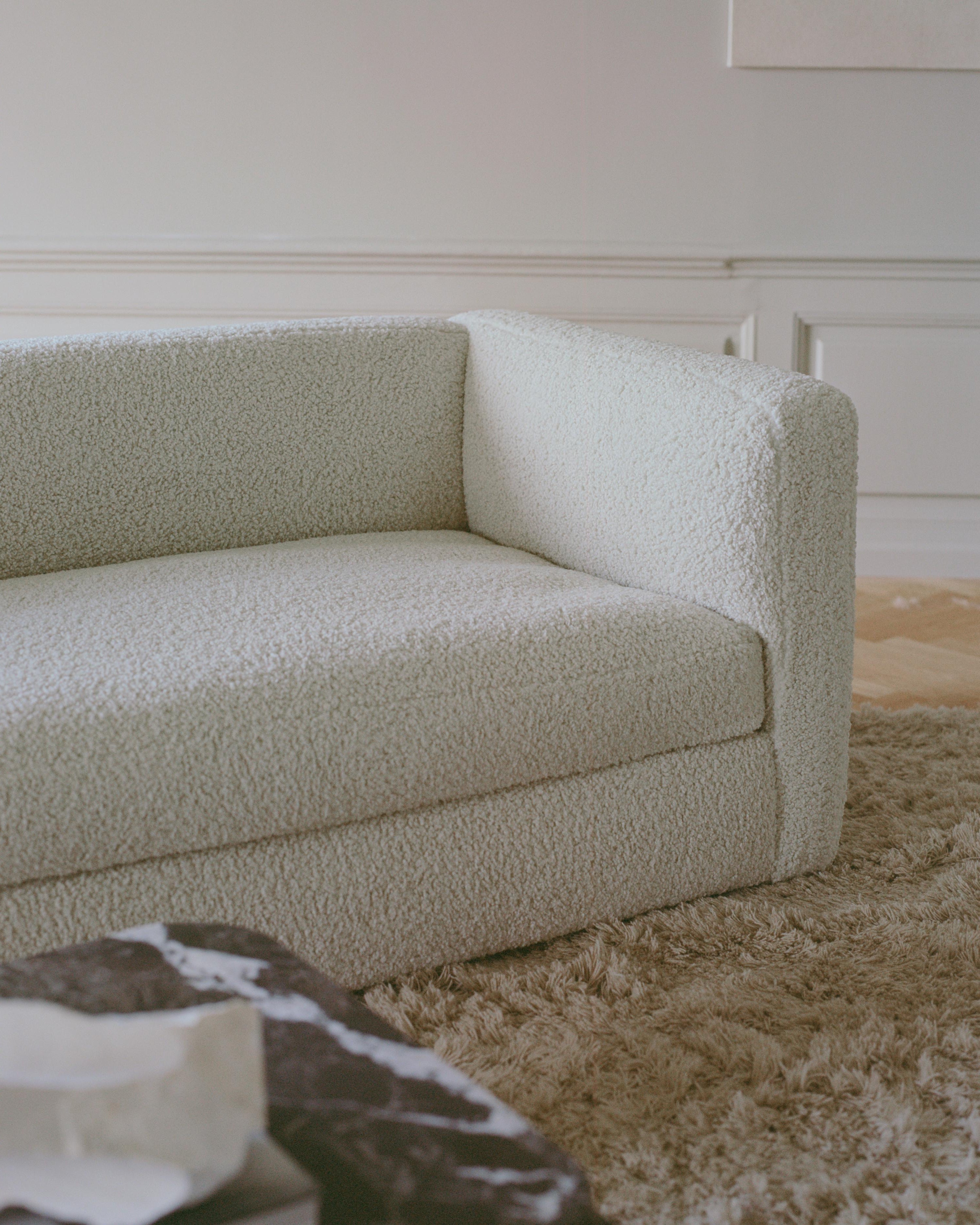 Modular sofa CODA - end element wide right -hand upholstered