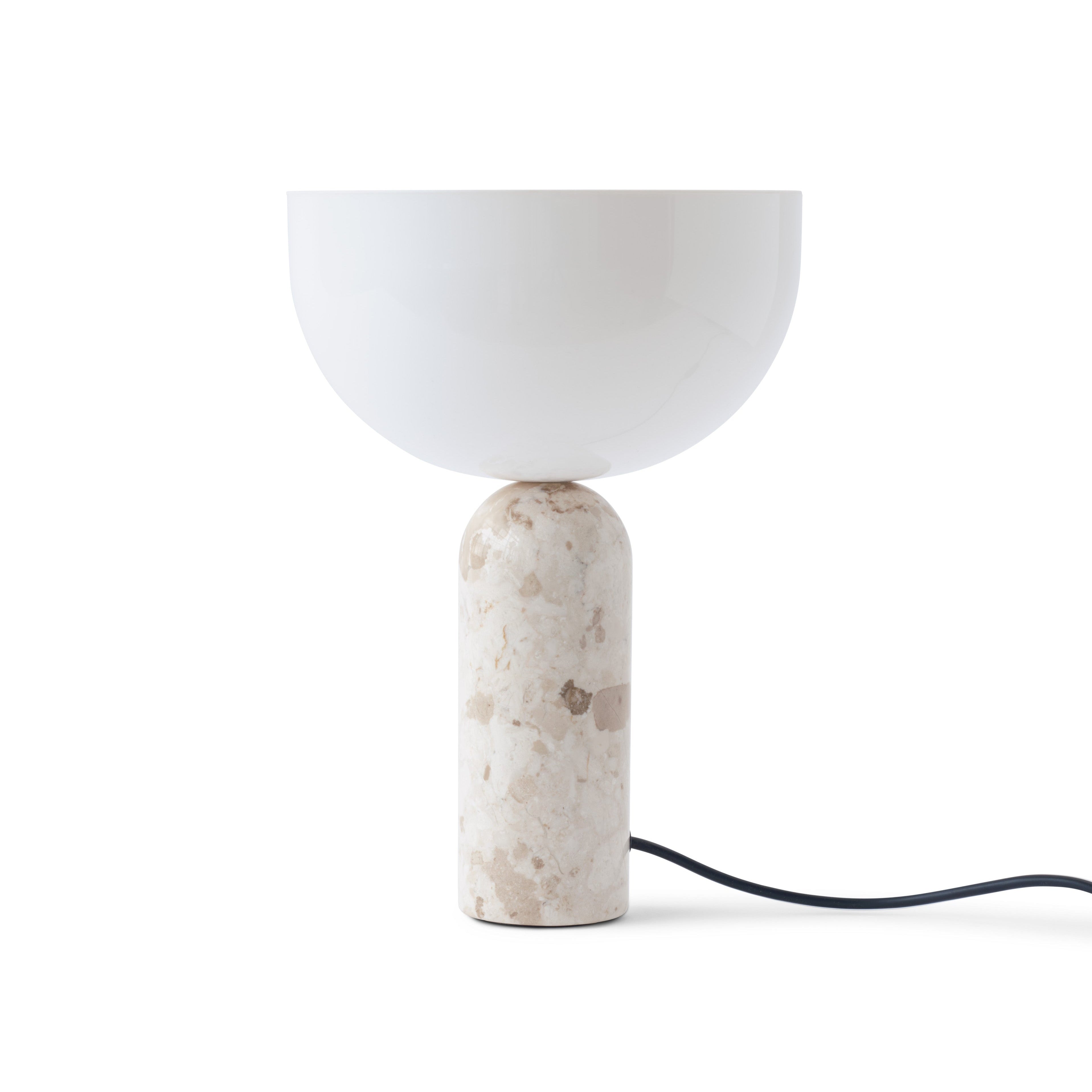 Stolná lampa KIZU krémový mramor