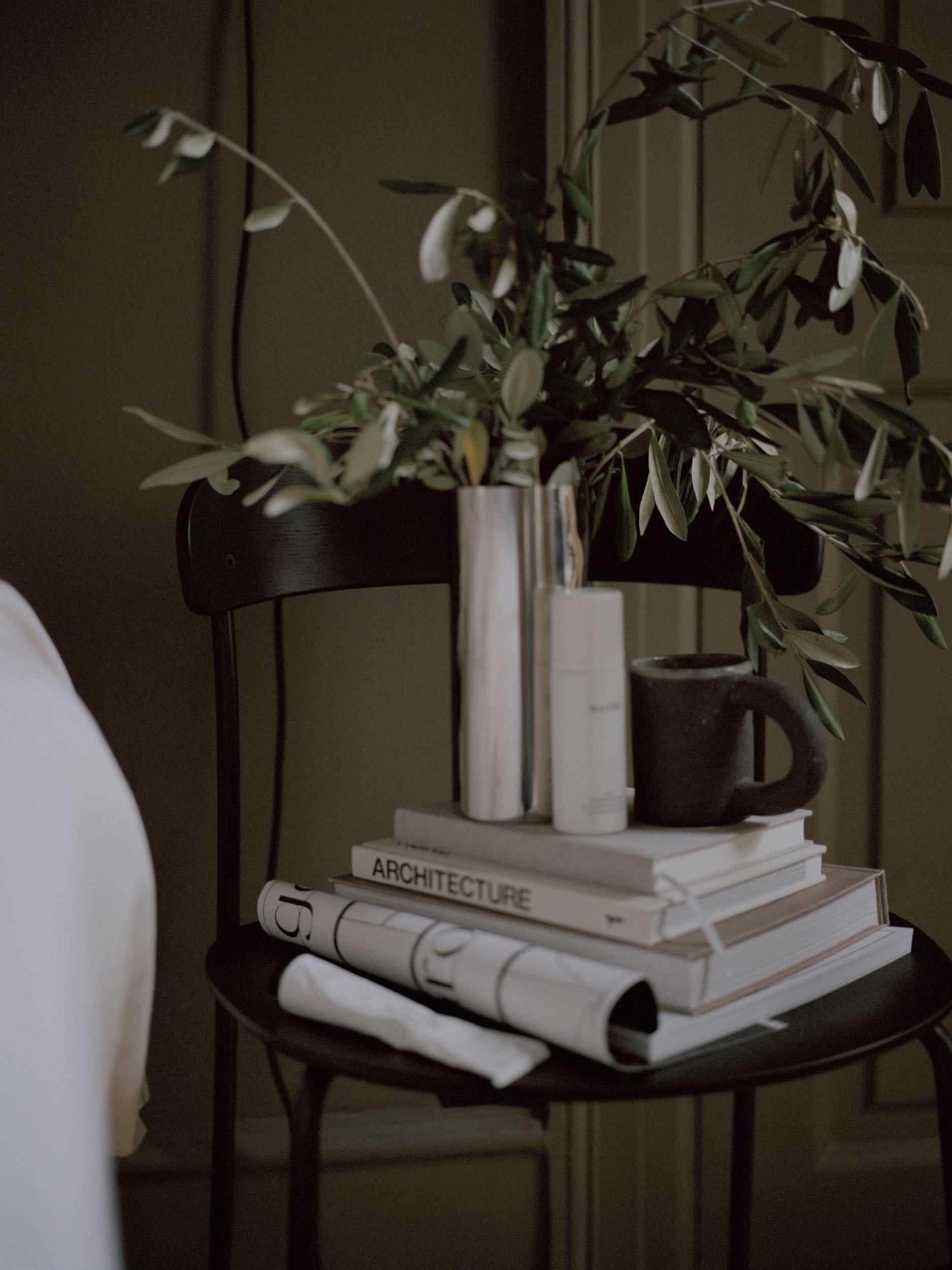 Váza PLEAT strieborná