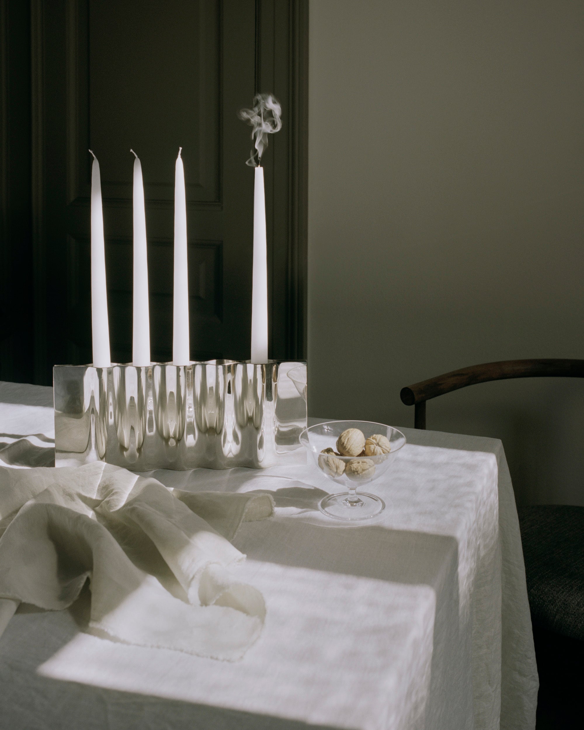 Svietnik RIPPLY z ocele