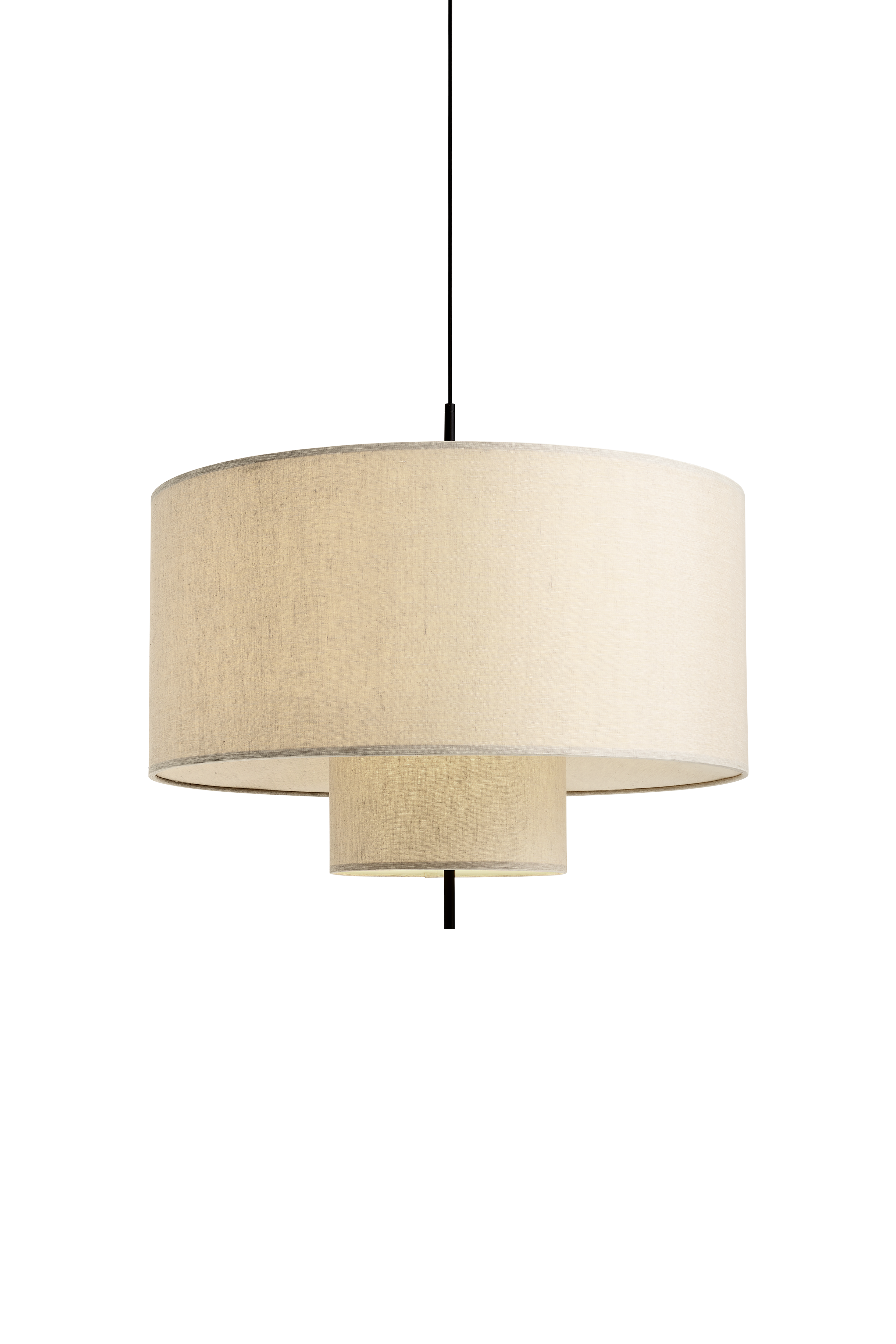 Beige margin hanging lamp