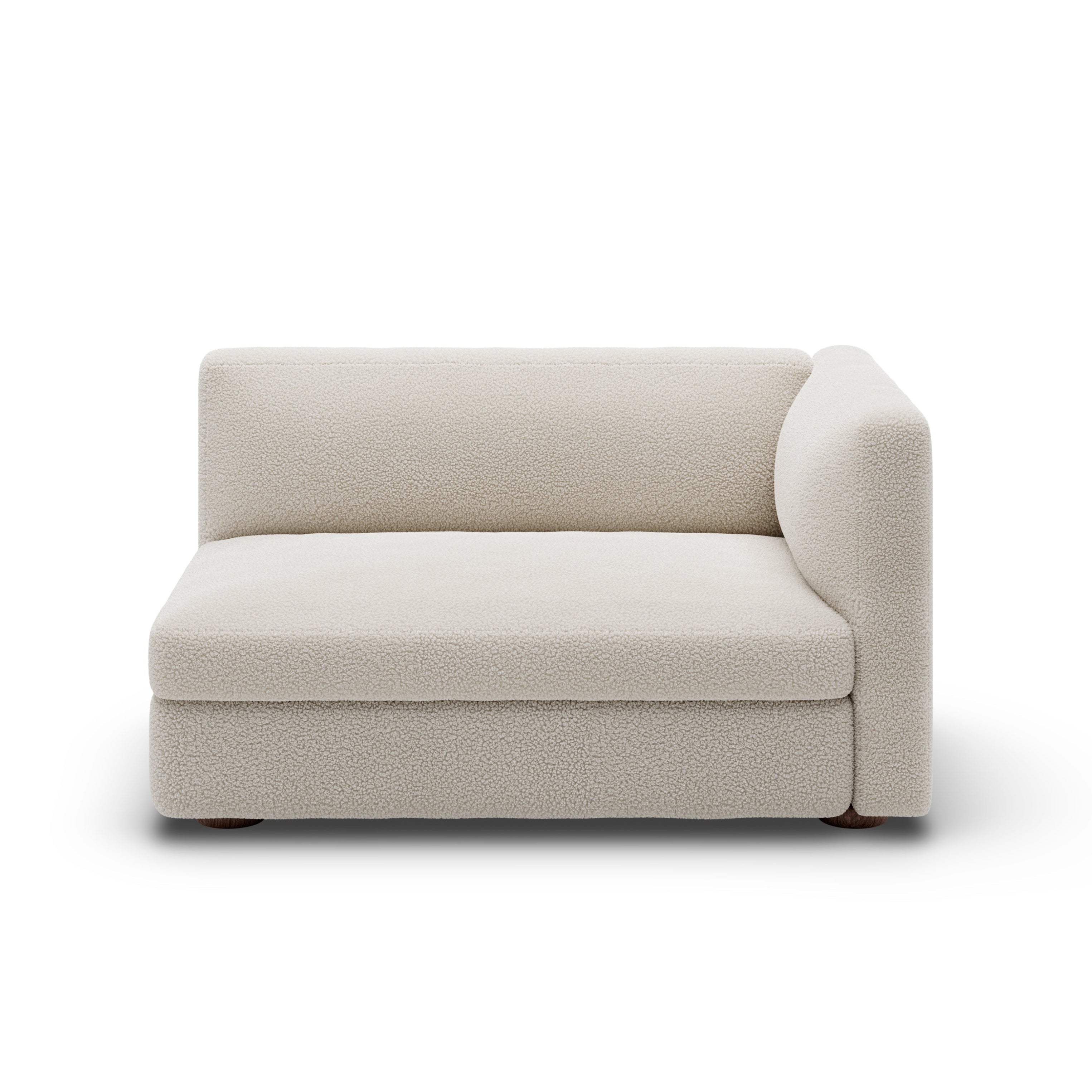 Modular sofa CODA - end element wide right -hand upholstered