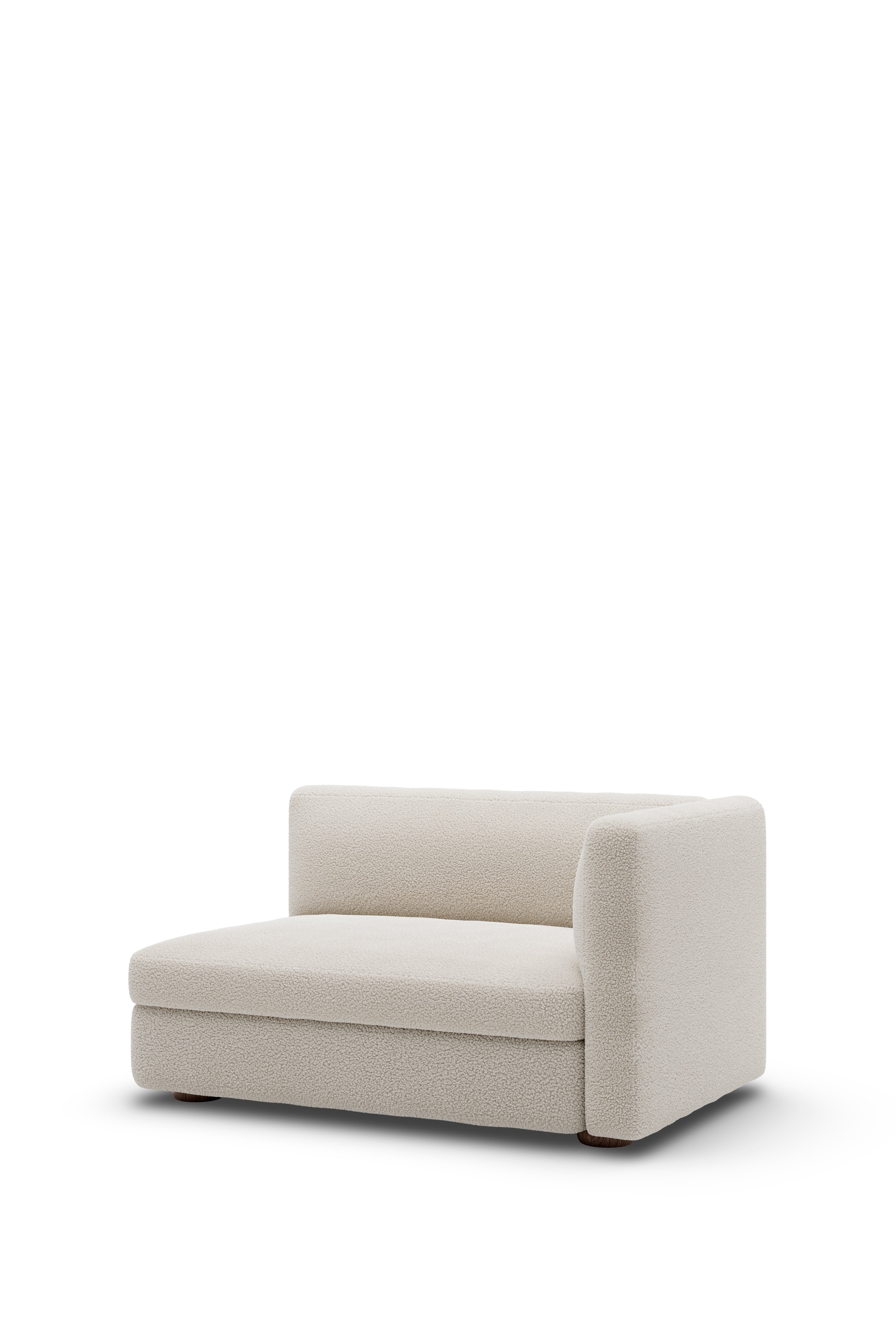 Modular sofa CODA - end element wide right -hand upholstered