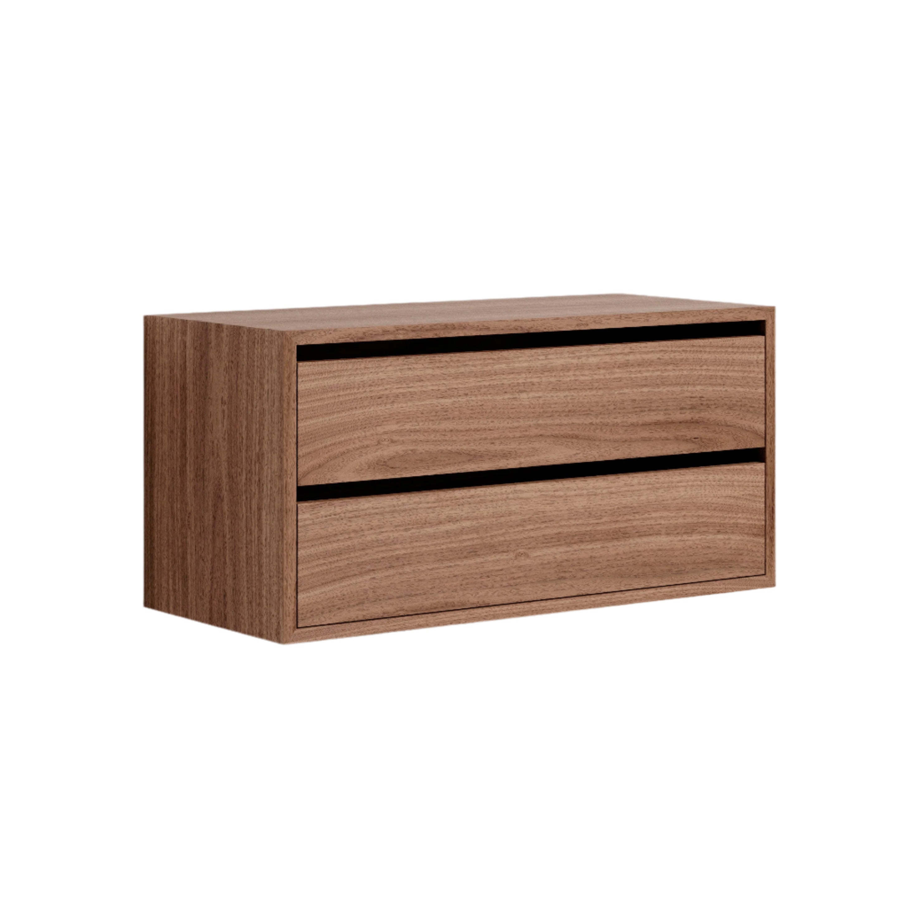 Závesná skrinka so zásuvkami NEW WORKS orechový dyha