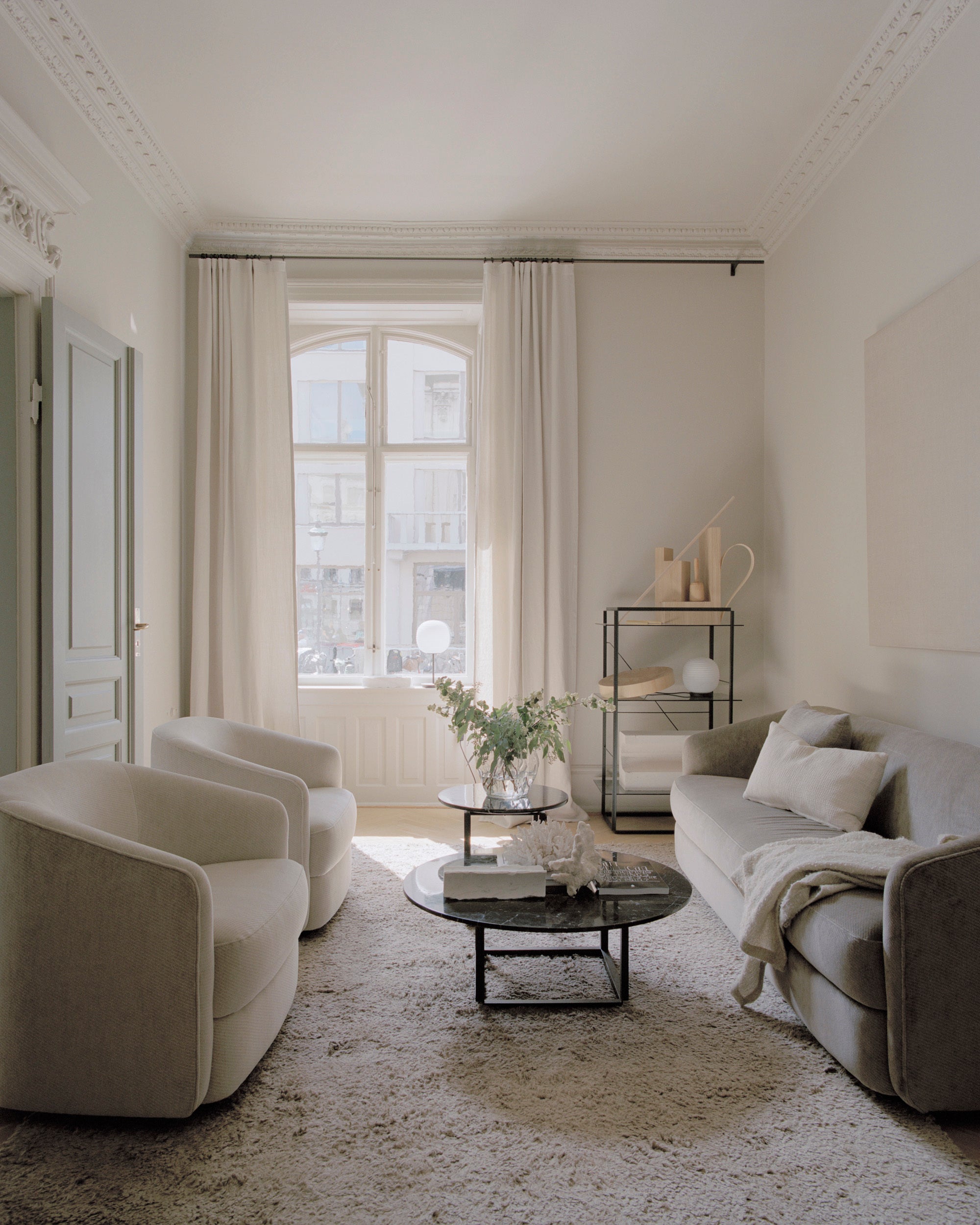 3-seater Covent Narrow Upholstered