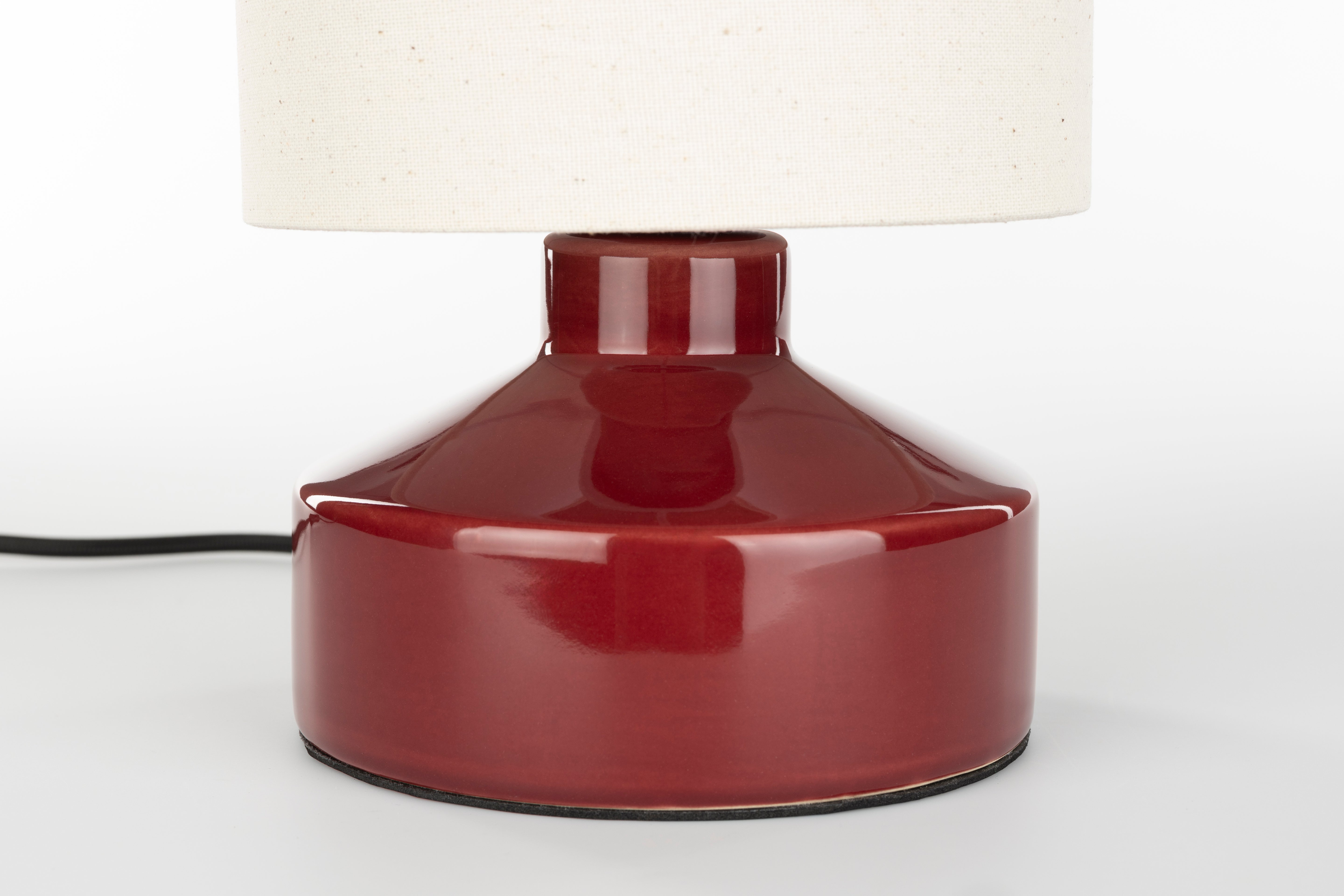 Lampa stolová NOOK bordová