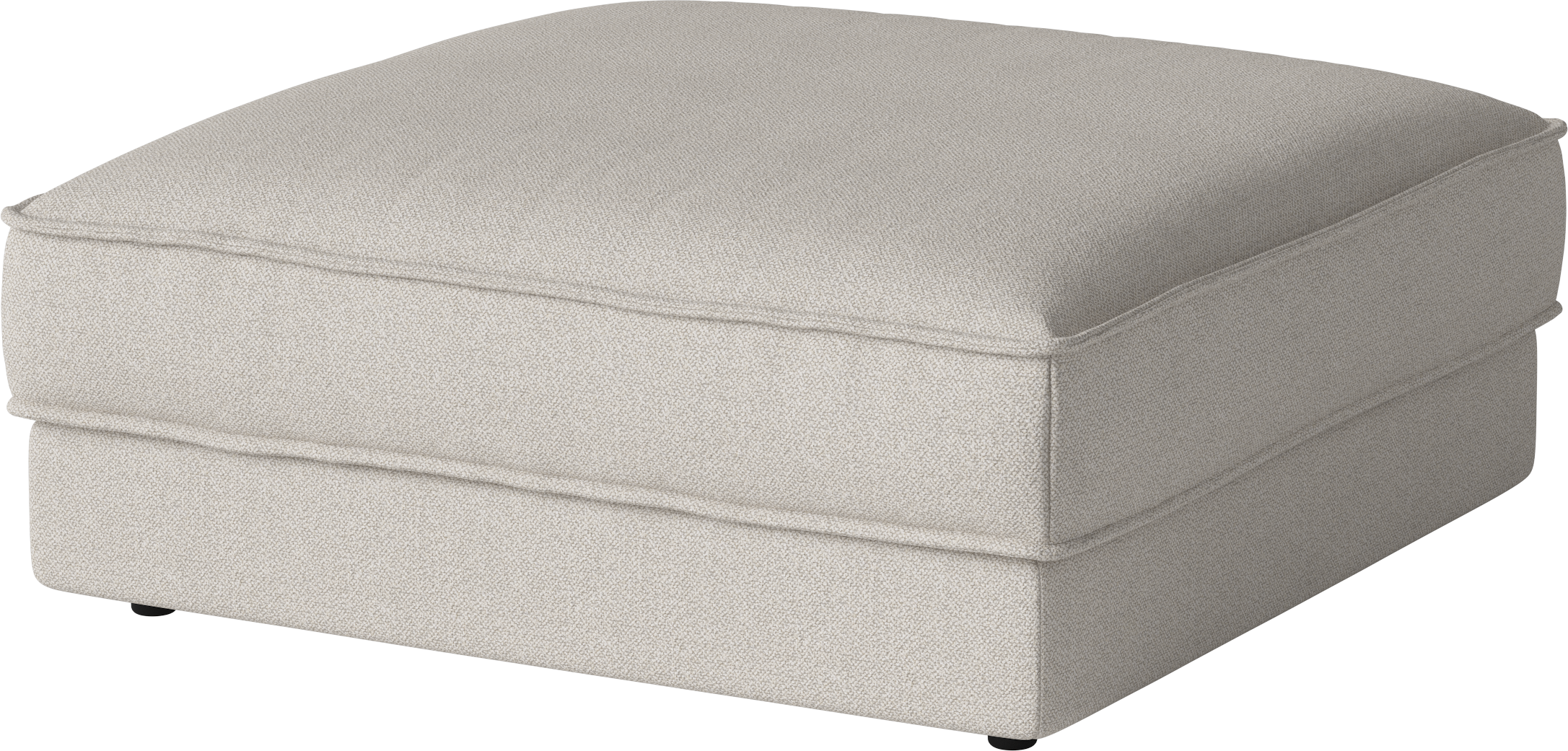 Puf NOORA s podstavcom z čierneho dubového dreva