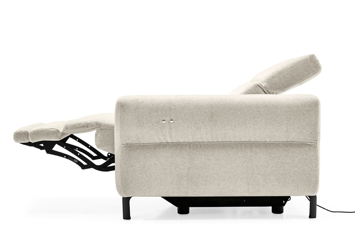 Left-sided corner sofa NORMA upholstered