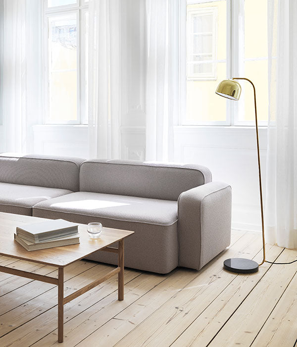 Stojaca lampa GRANT zlatá - poexponovaná