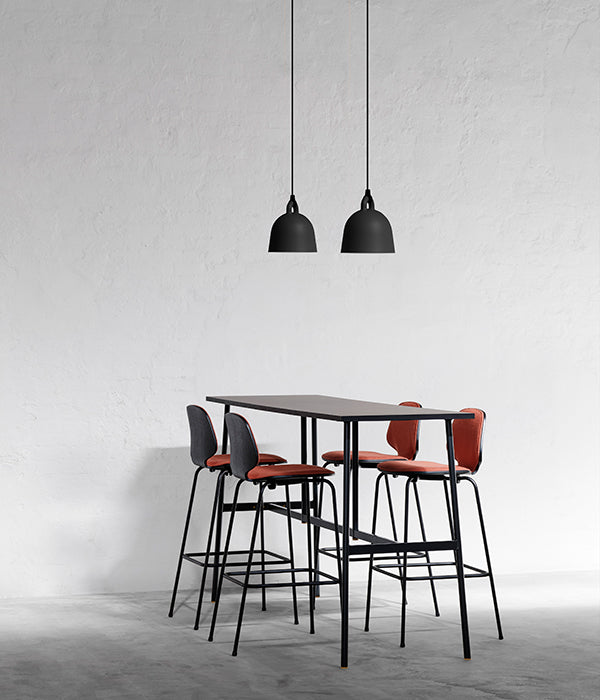 My chair my nut veneer with a black base