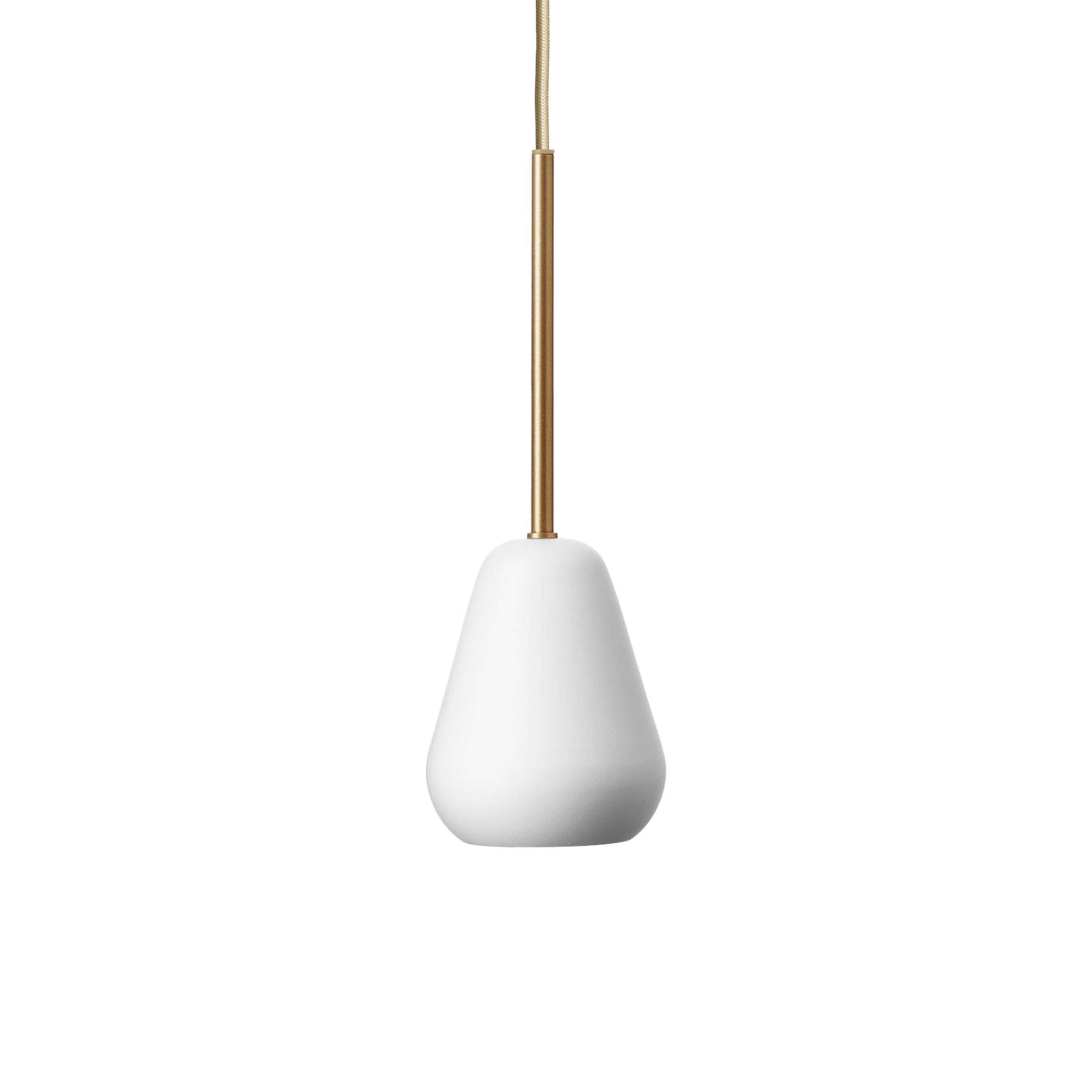 Závesná bodová lampa ANOLI zlatá s bielou