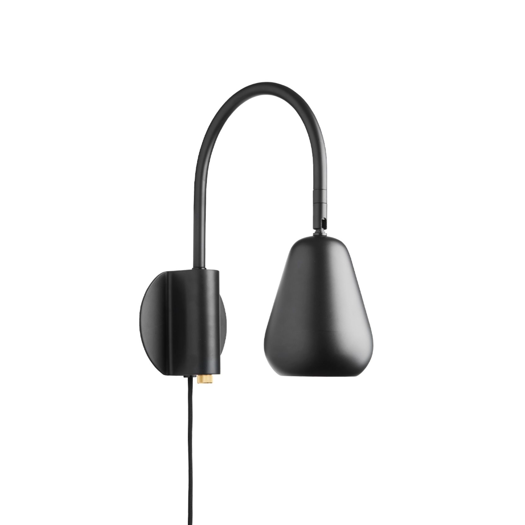 Nastaviteľná nástenná lampa ANOLI čierna