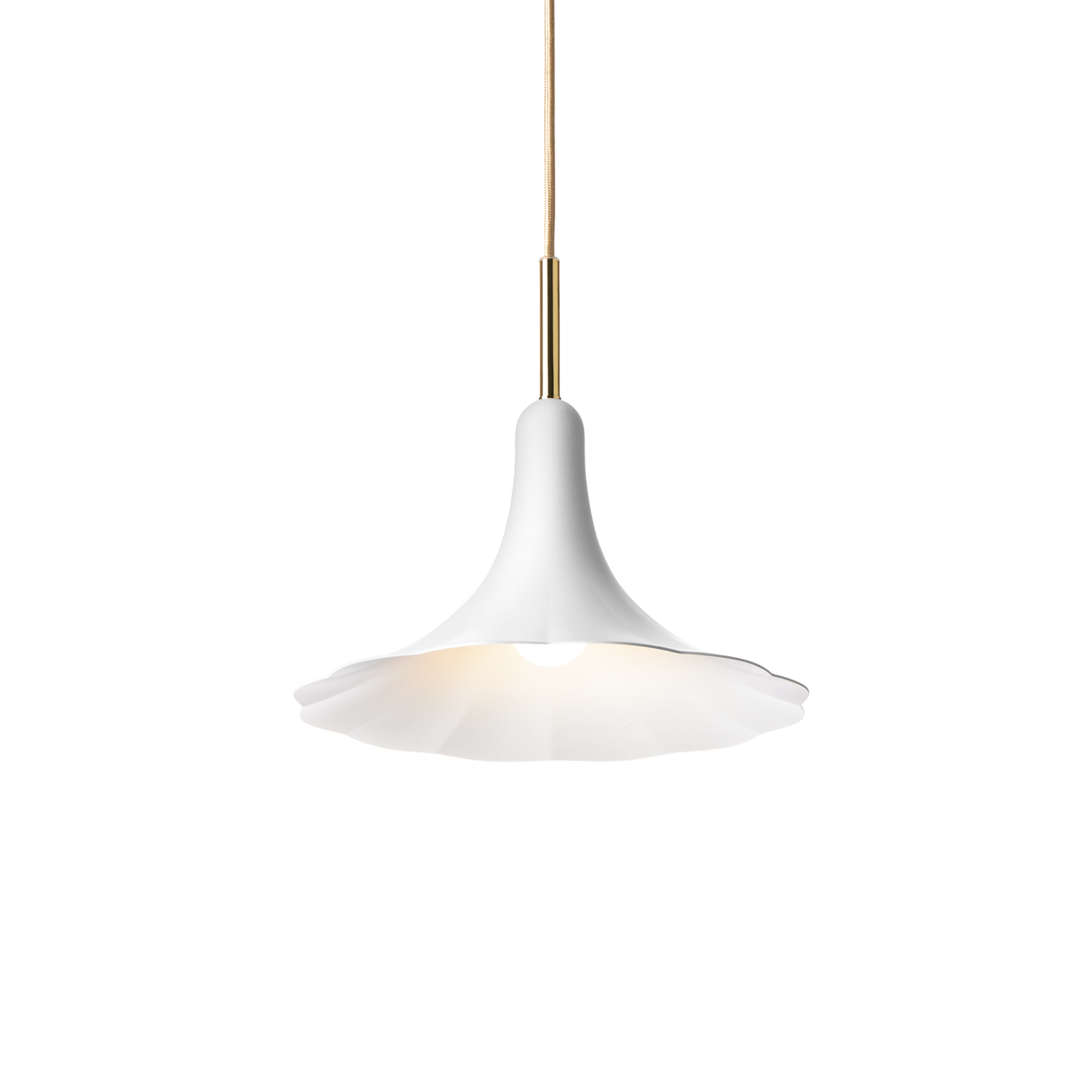 Lampa visiacá PETALII 1 biela metal