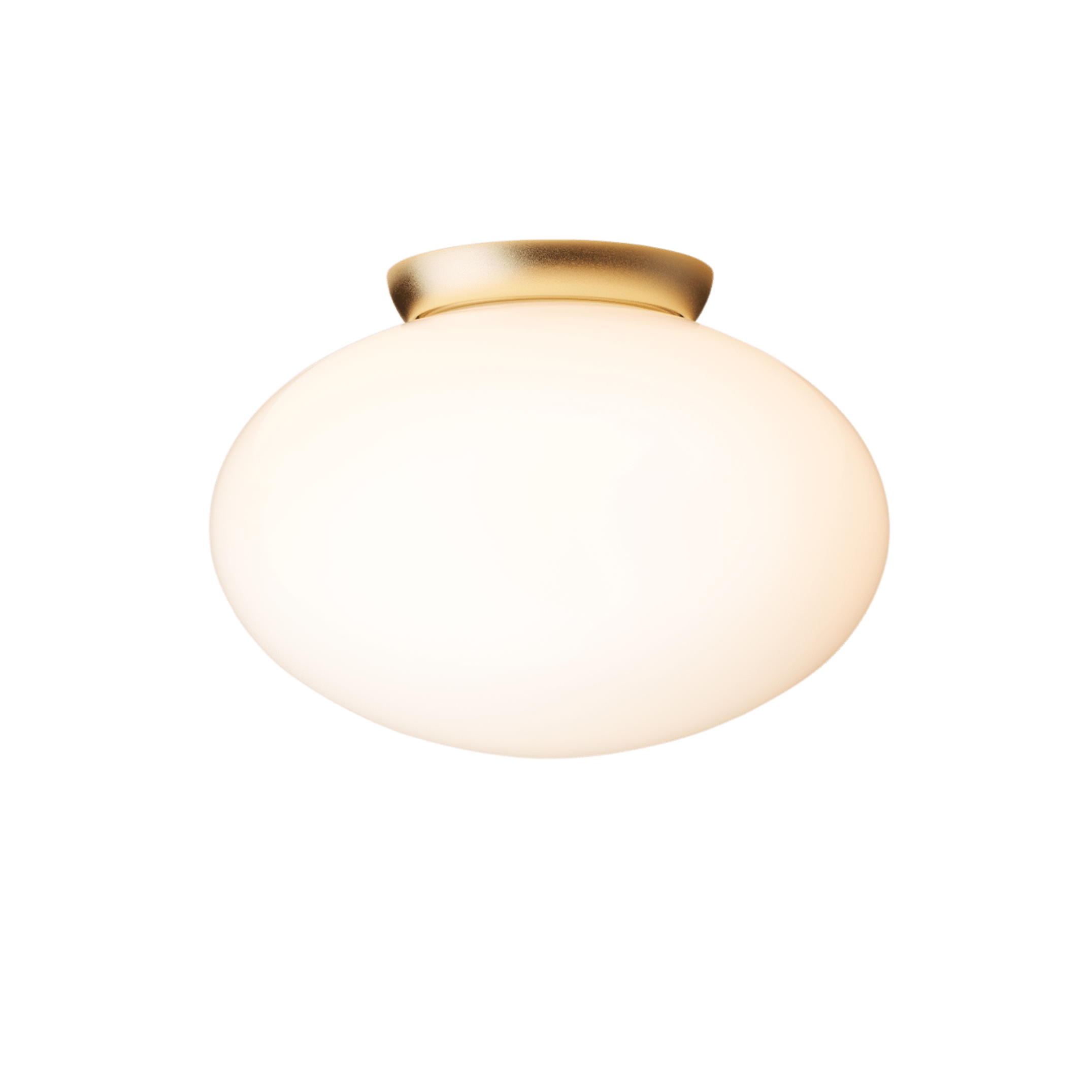Lampa stropná RIZZATTO 301 mosadzná s opálovým sklom