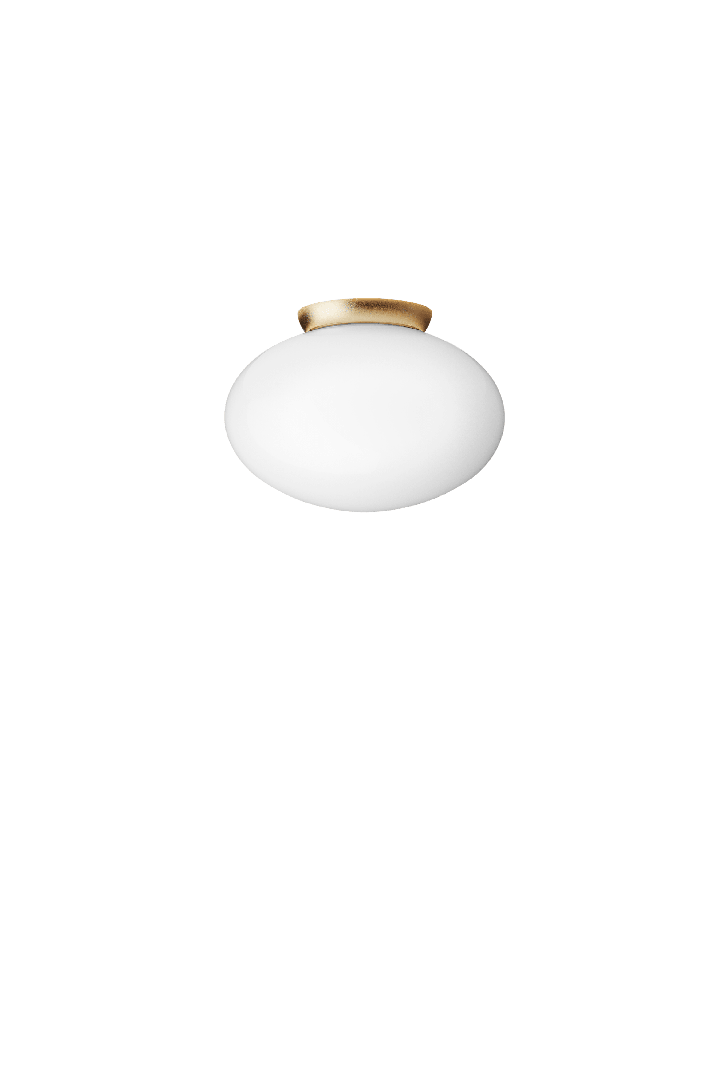 Lampa stropná RIZZATTO 301 mosadzná s opálovým sklom