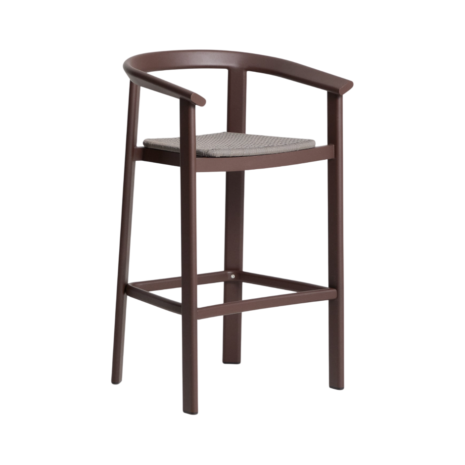 ERICE Brown Garden Stool
