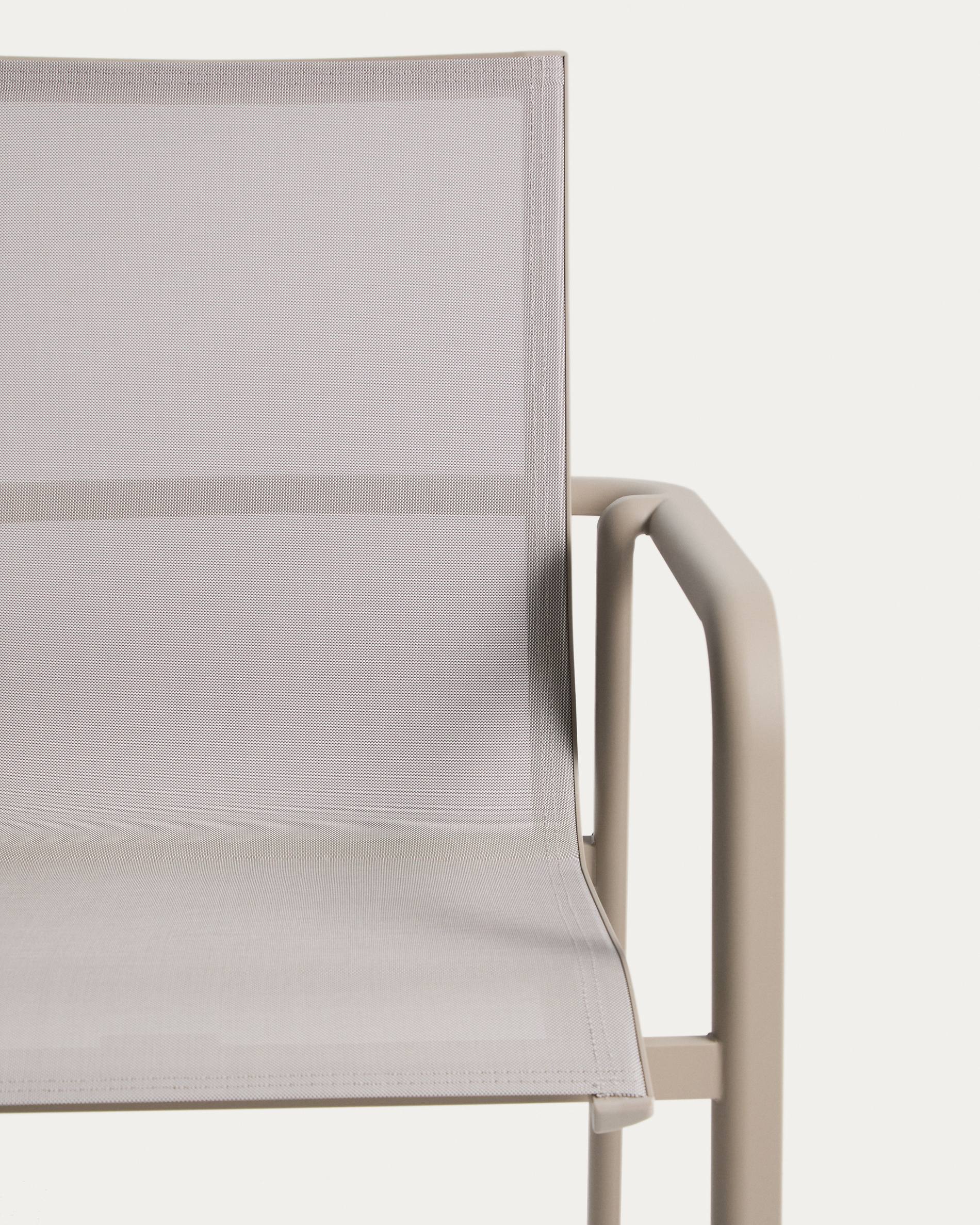 Záhradná stolička CANEA taupe