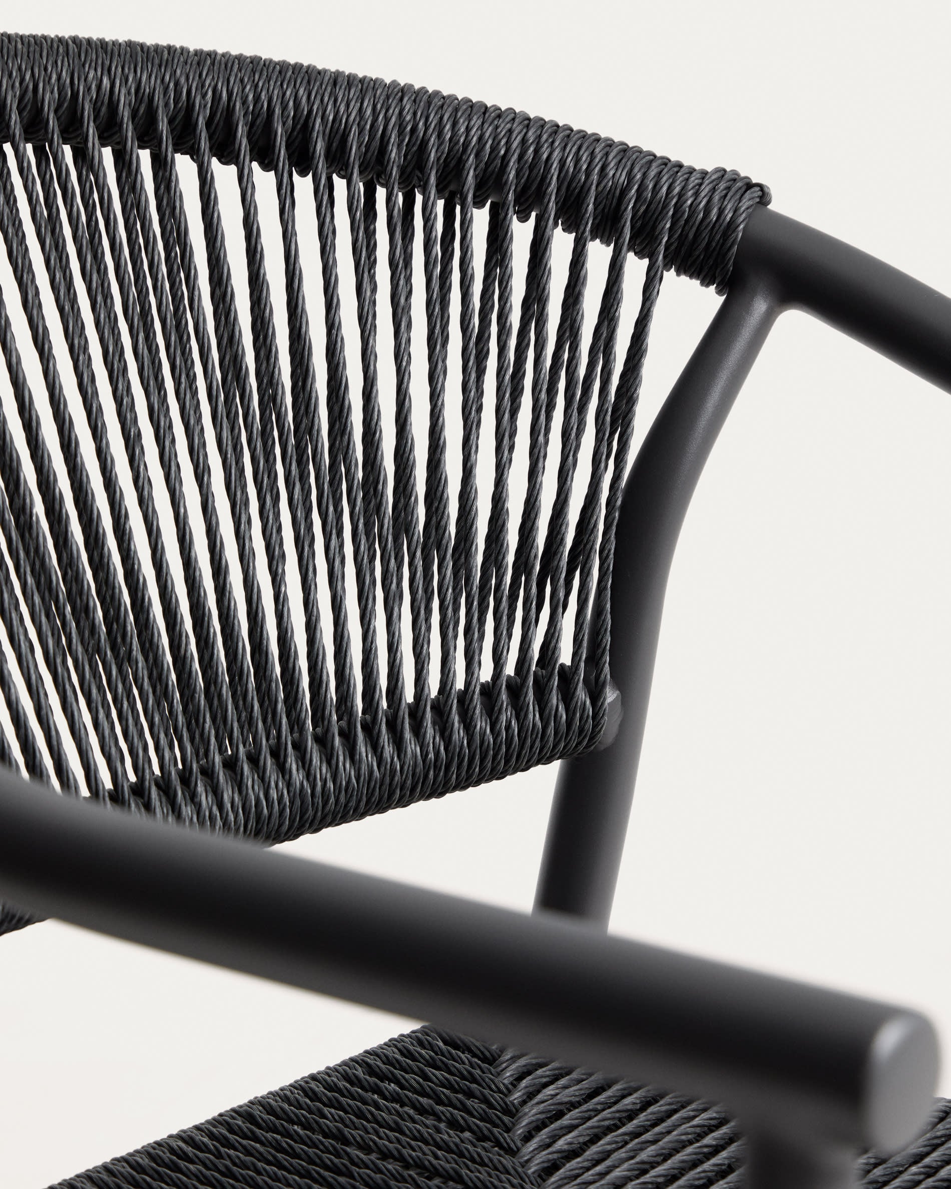 Záhradná stolička LIVADIA grafitová