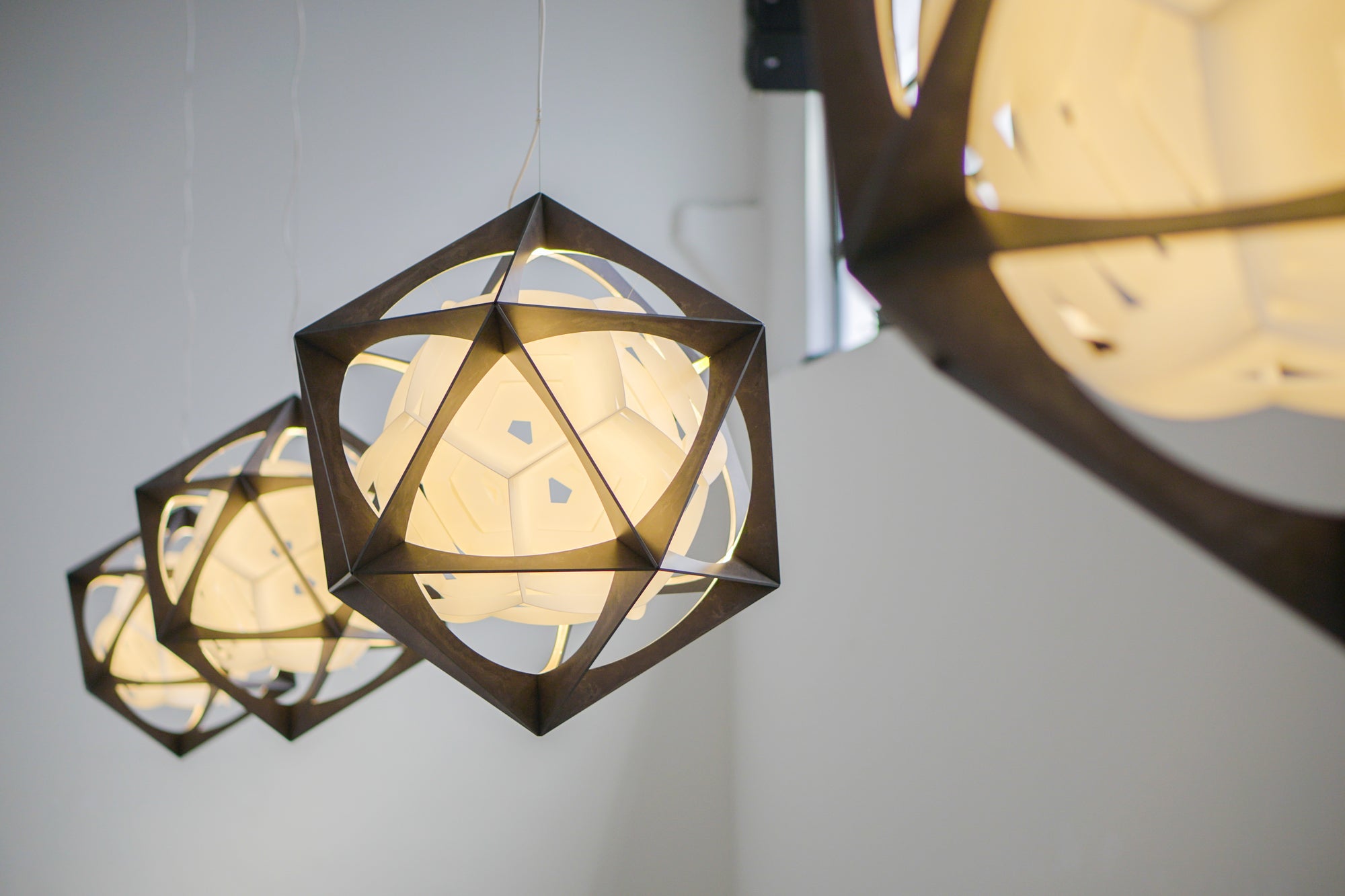 OE QUASI pendant lamp dark aluminum