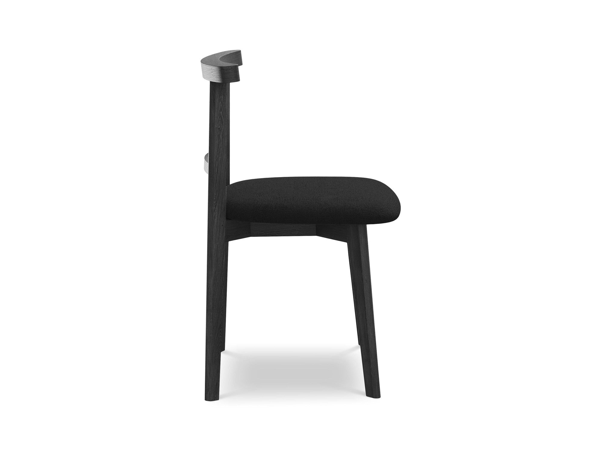 OHELO Chair in Black with Black Beech Base