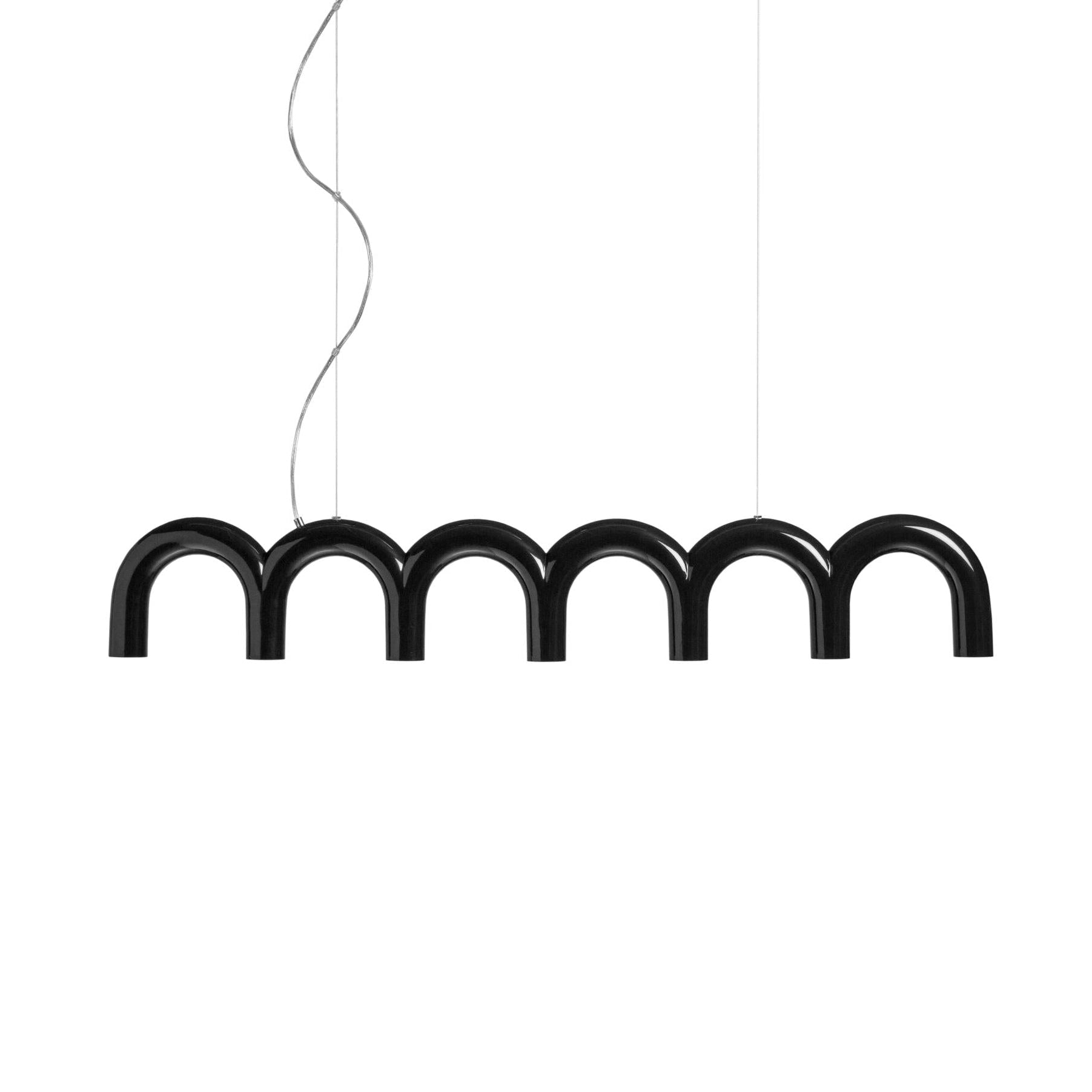 ARCH STRAIGHT black pendant lamp