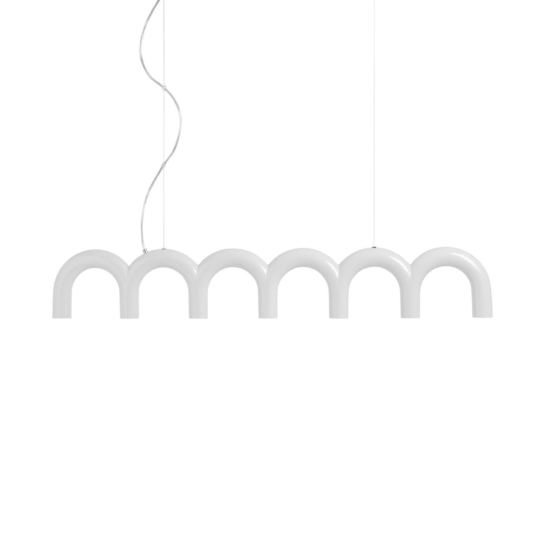ARCH STRAIGHT white pendant lamp