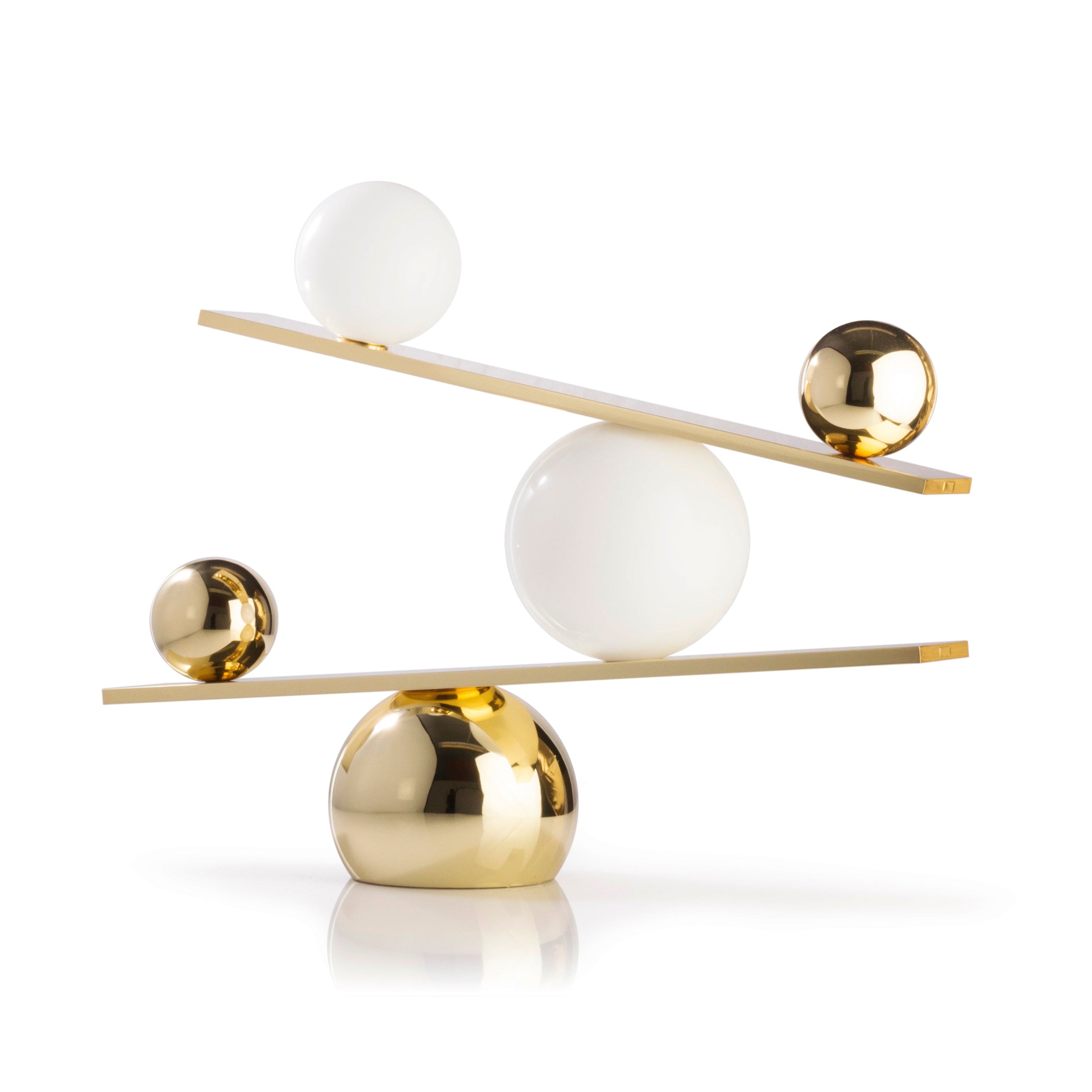 BALANCE brass table lamp