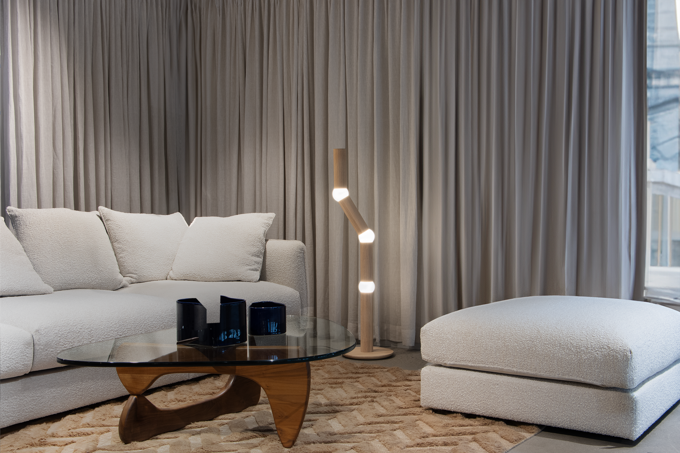 Stojaca lampa LIGHTBONE dubová