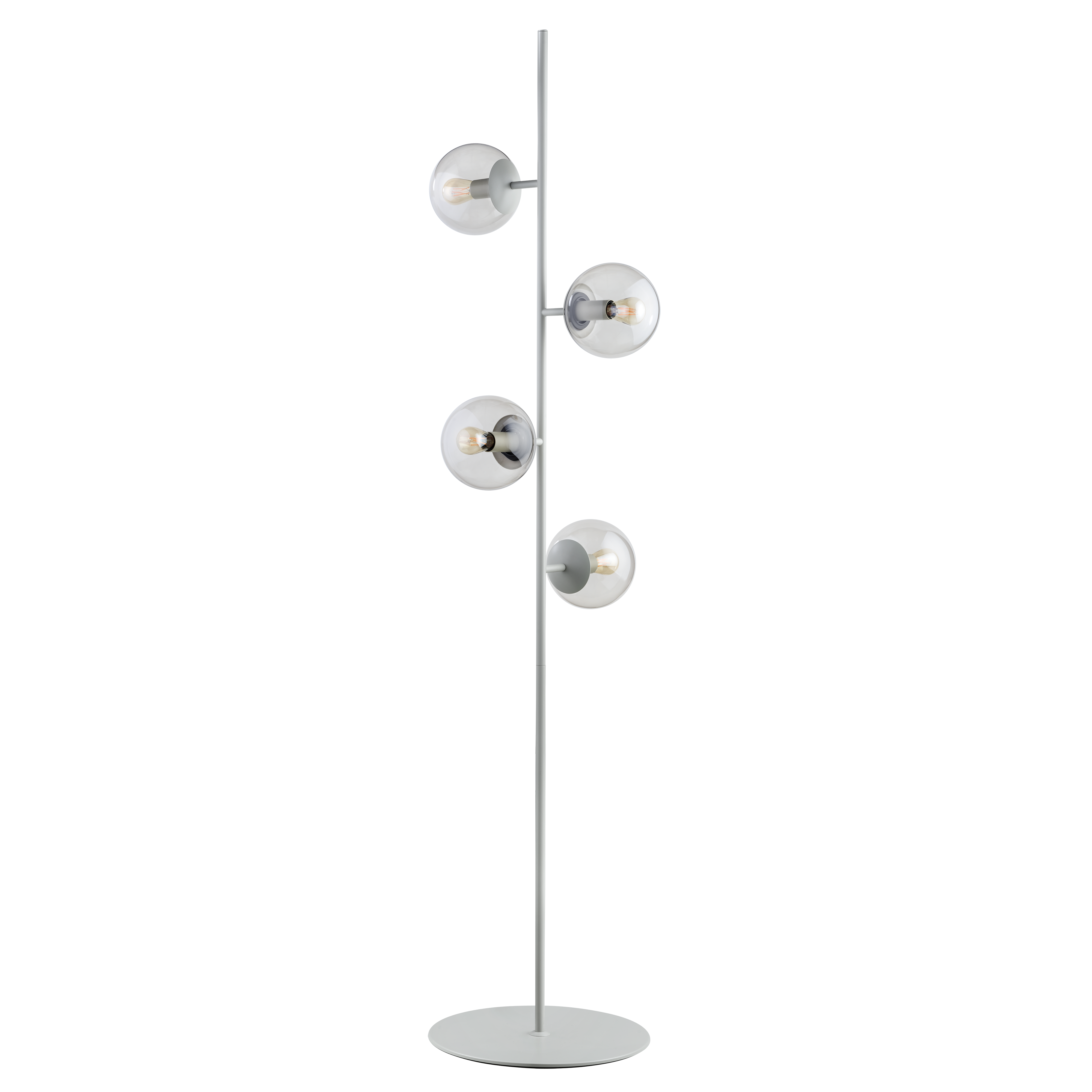Gray ORB floor lamp