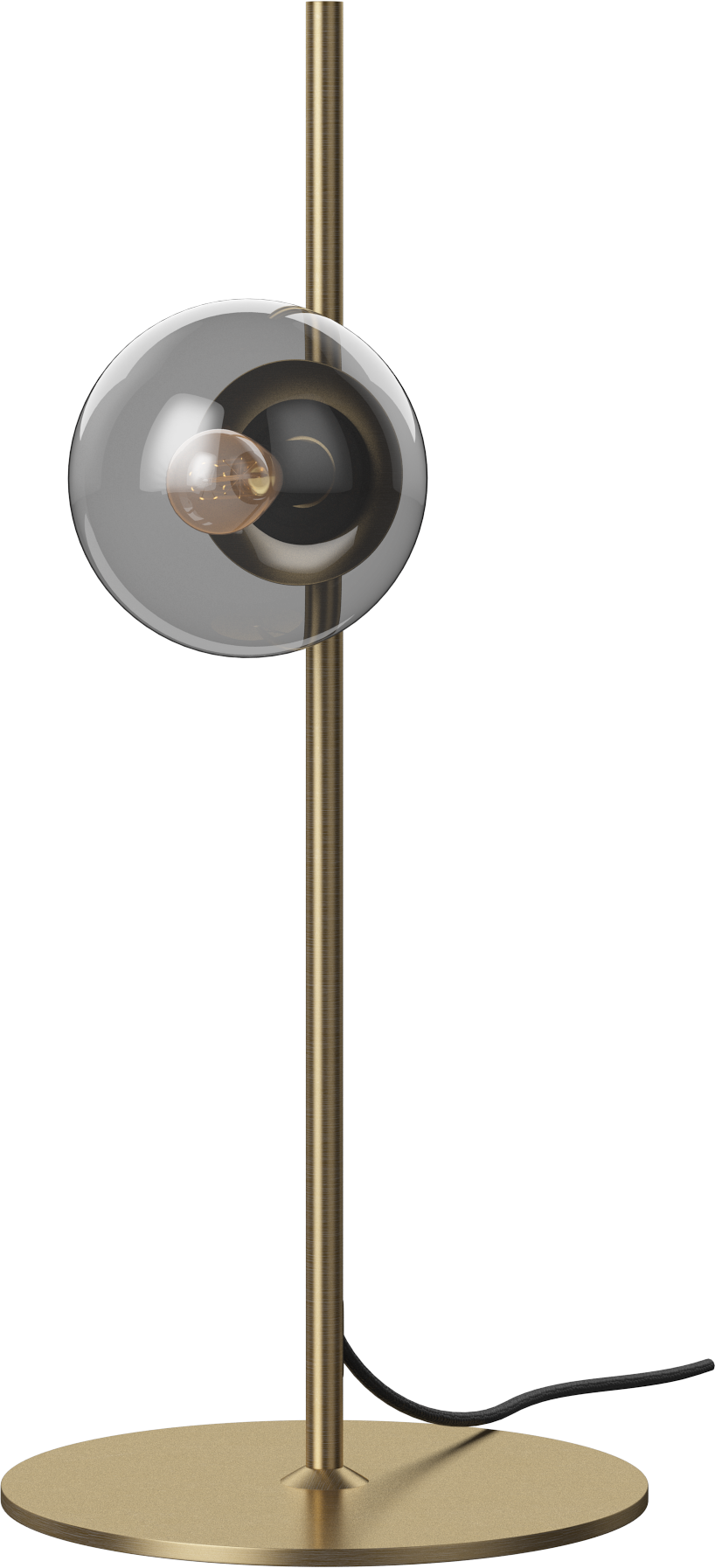 Stolná lampa ORB antická mosadz